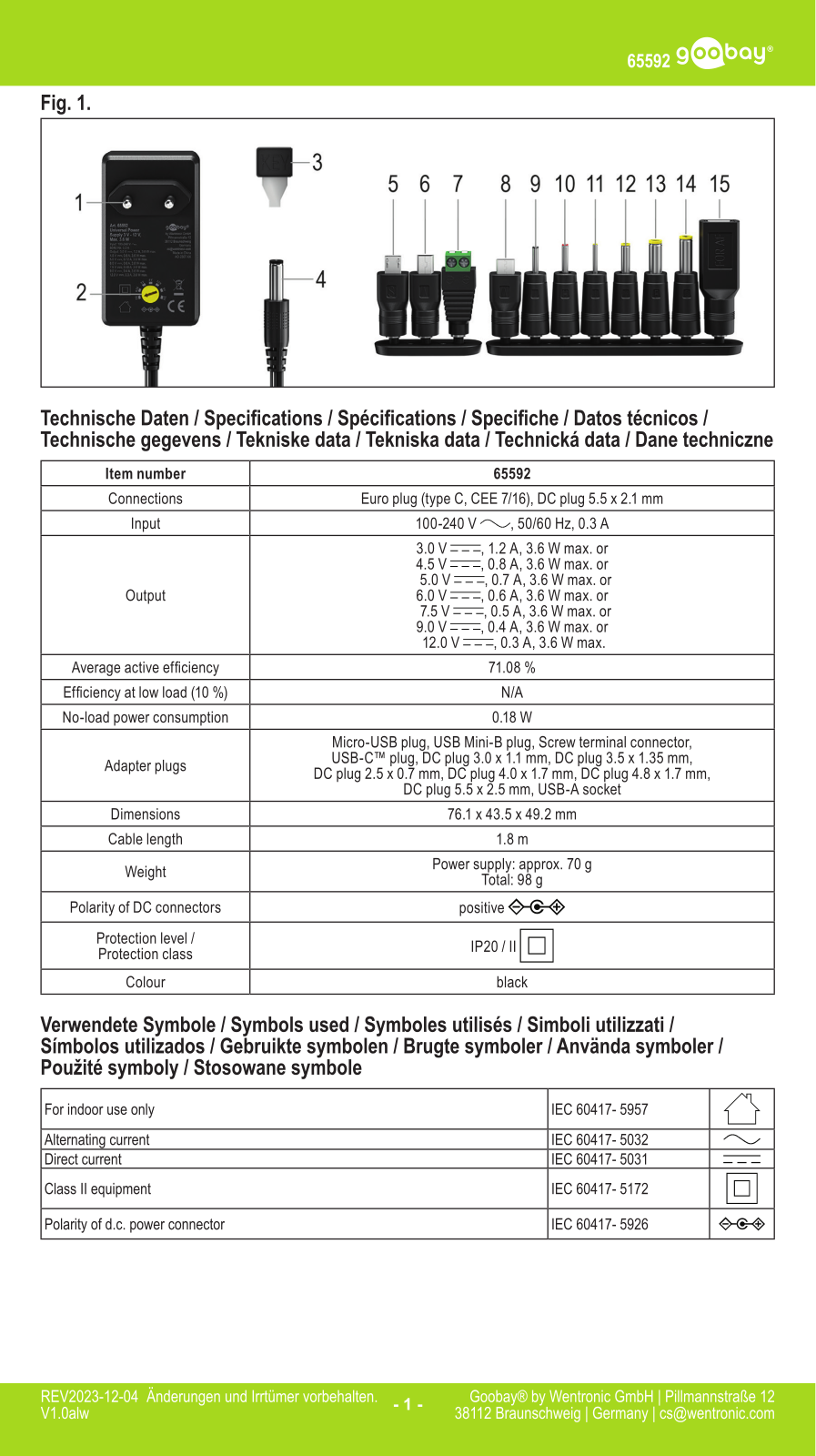 Goobay 65592 User guide - ManualMachine.com