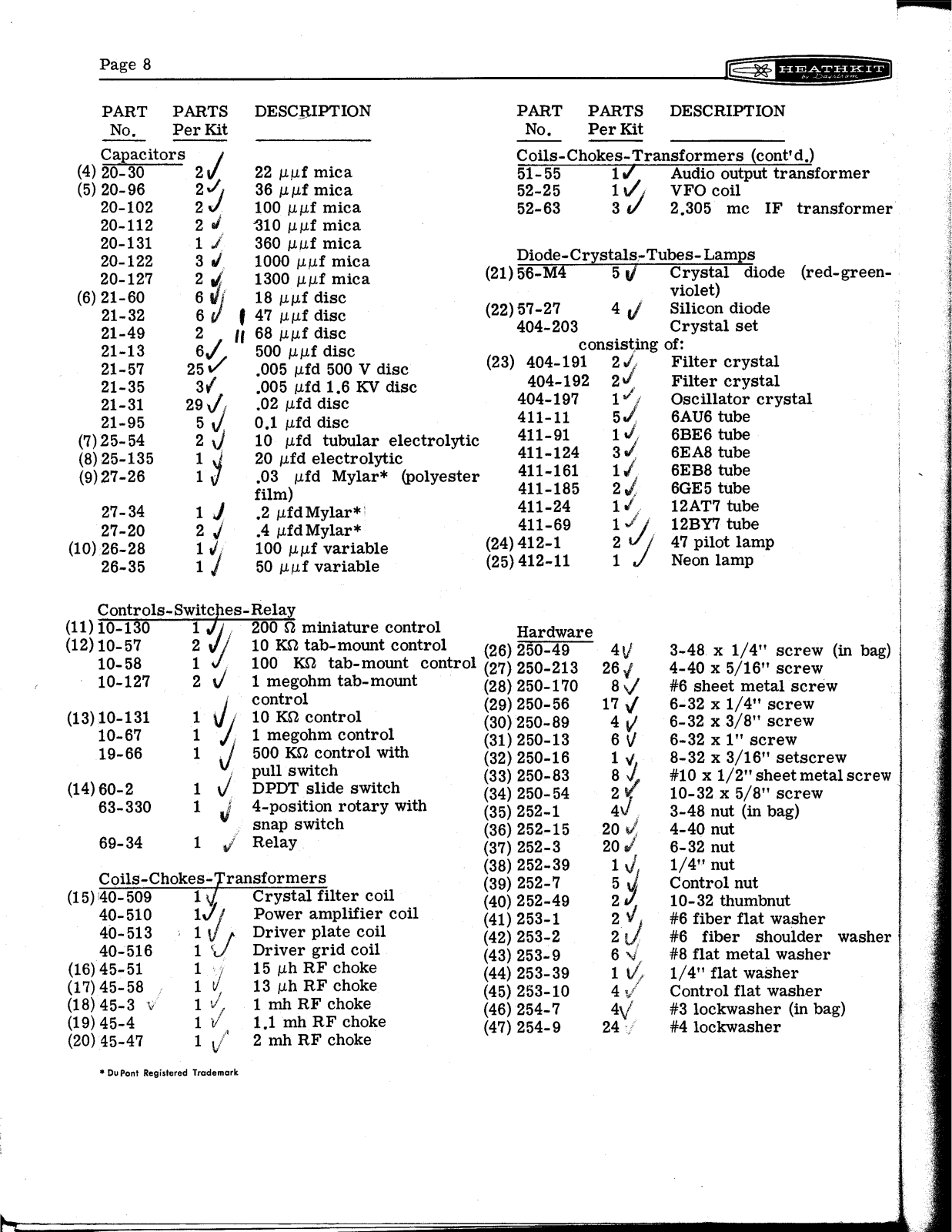 HEATHKIT HW-12a User Manual (PAGE 08)