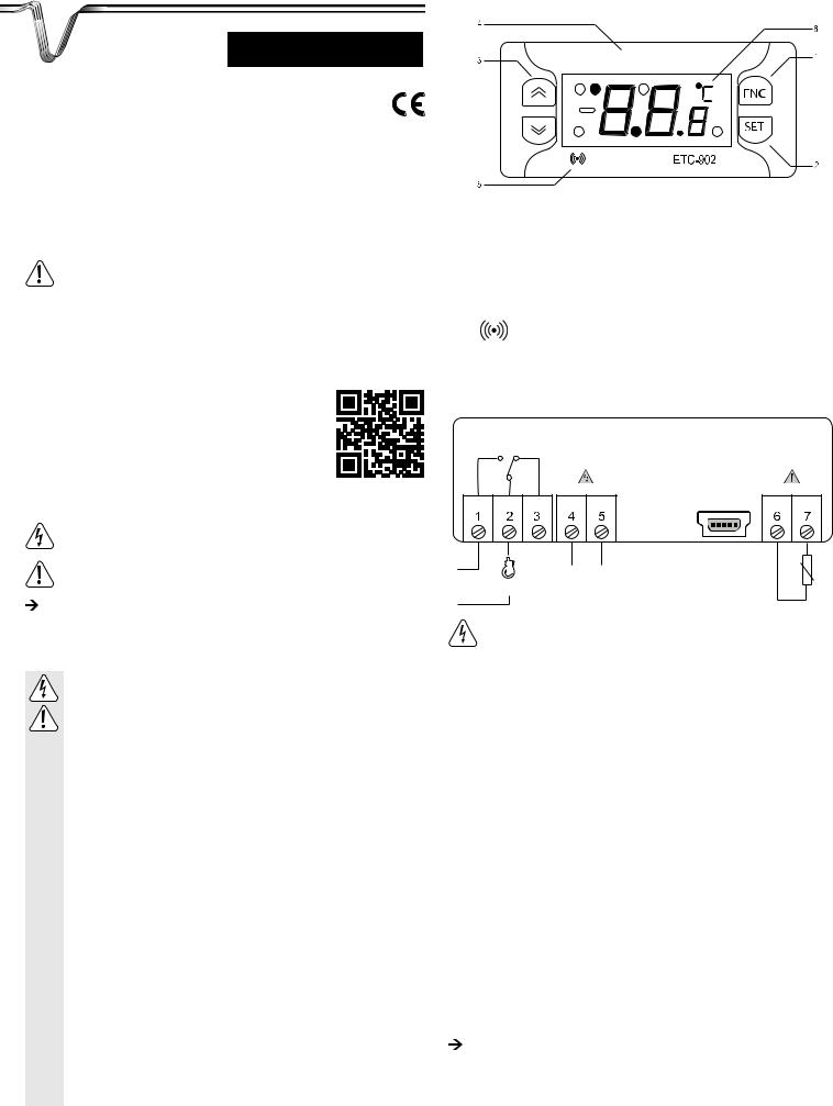 VOLTCRAFT ETC-902 Operation Manual