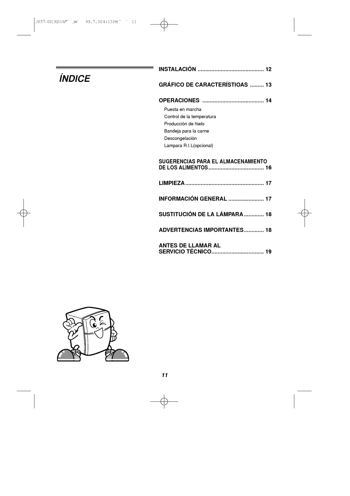 Lg GR-312SVF, GR-342KV, GR-312SSF, GR-312M, GR-312SV Instructions Manual