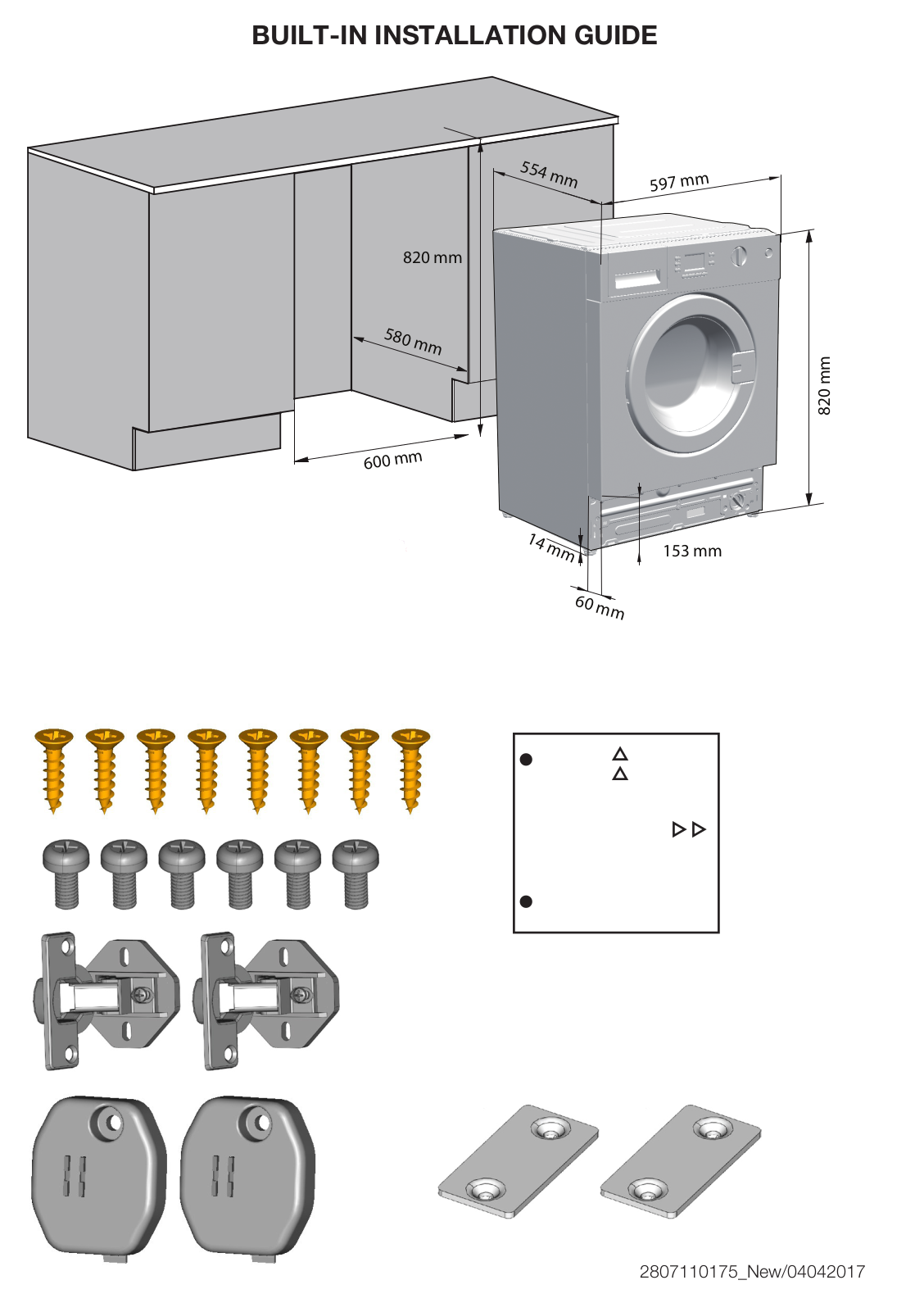 BEKO WMI 71433 PTE Assembly instructions