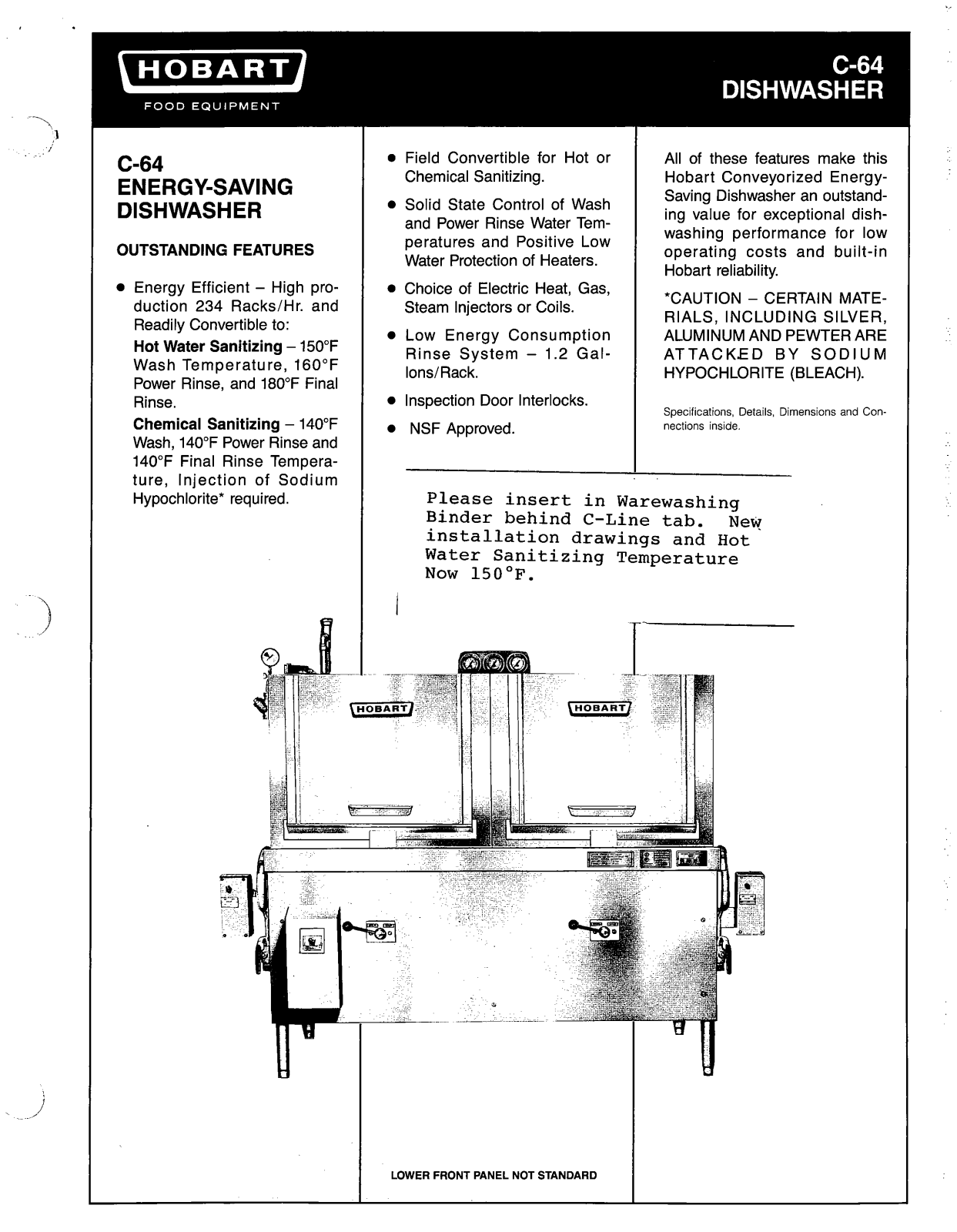 Hobart C-64 User Manual