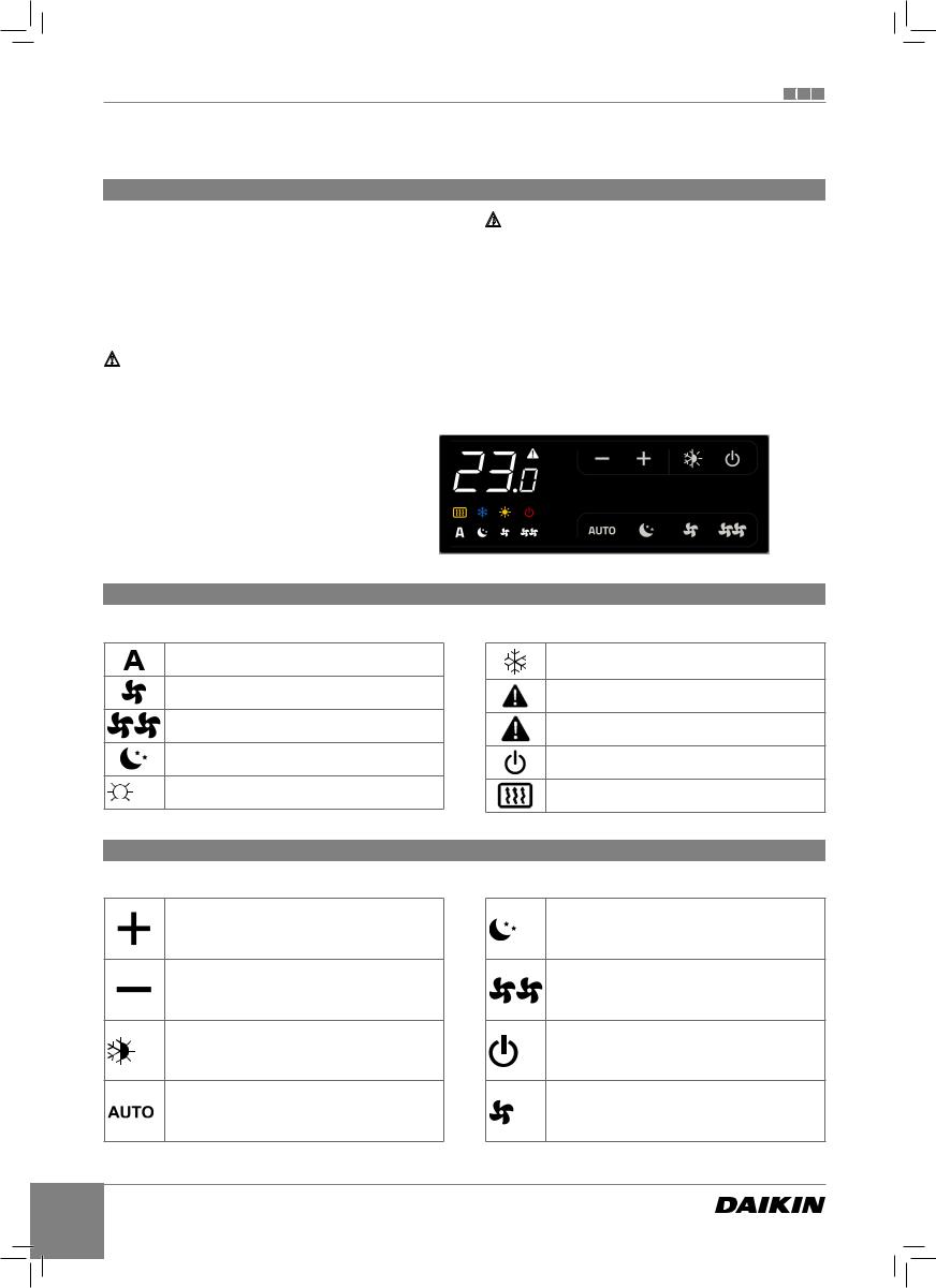 Daikin EKRTCTRL1, EKRTCTRL2, EKWHCTRL0, EKWHCTRL1, EKPCBO Operation manuals