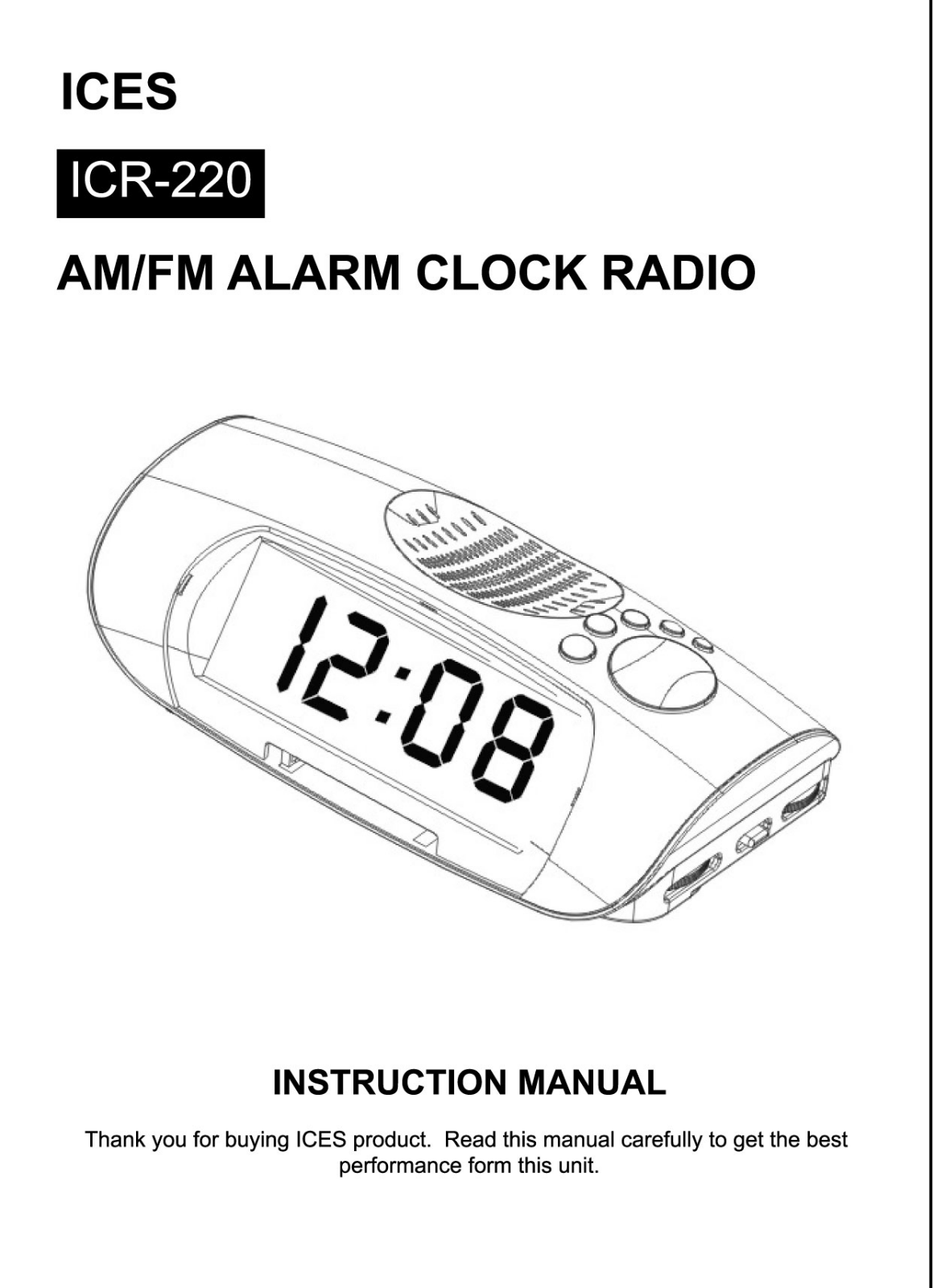 ICES ICR-220 User Manual