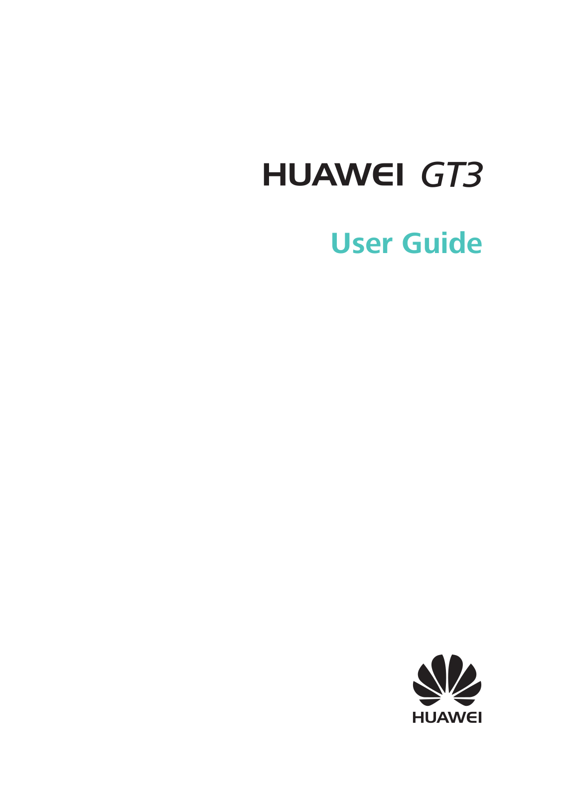 Huawei GT3 User Guide