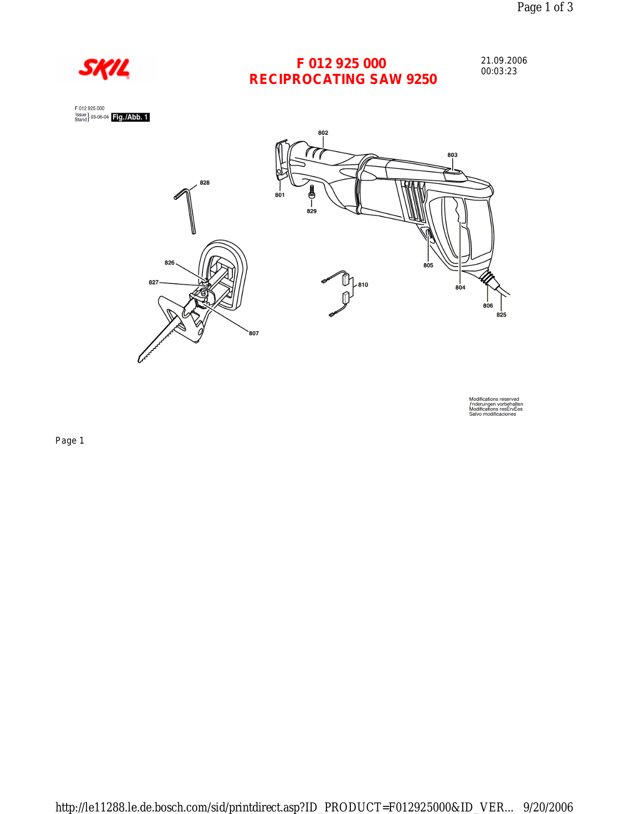 Skil 9250 User Manual