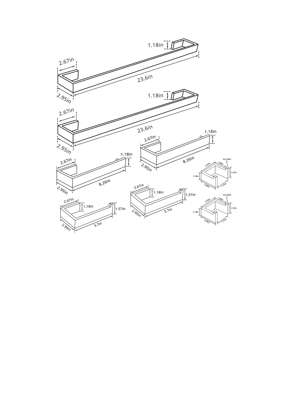 Fapully FPUL1017 Dimensions - ManualMachine.com
