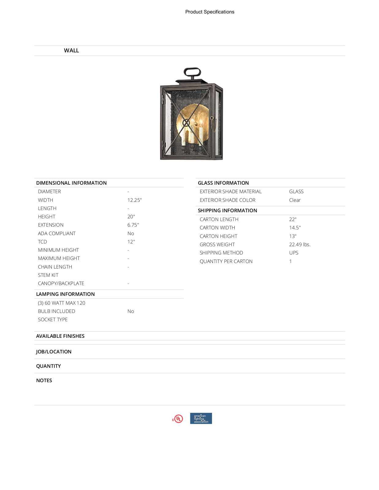 Loon Peak LNPE5685 Specifications - ManualMachine.com