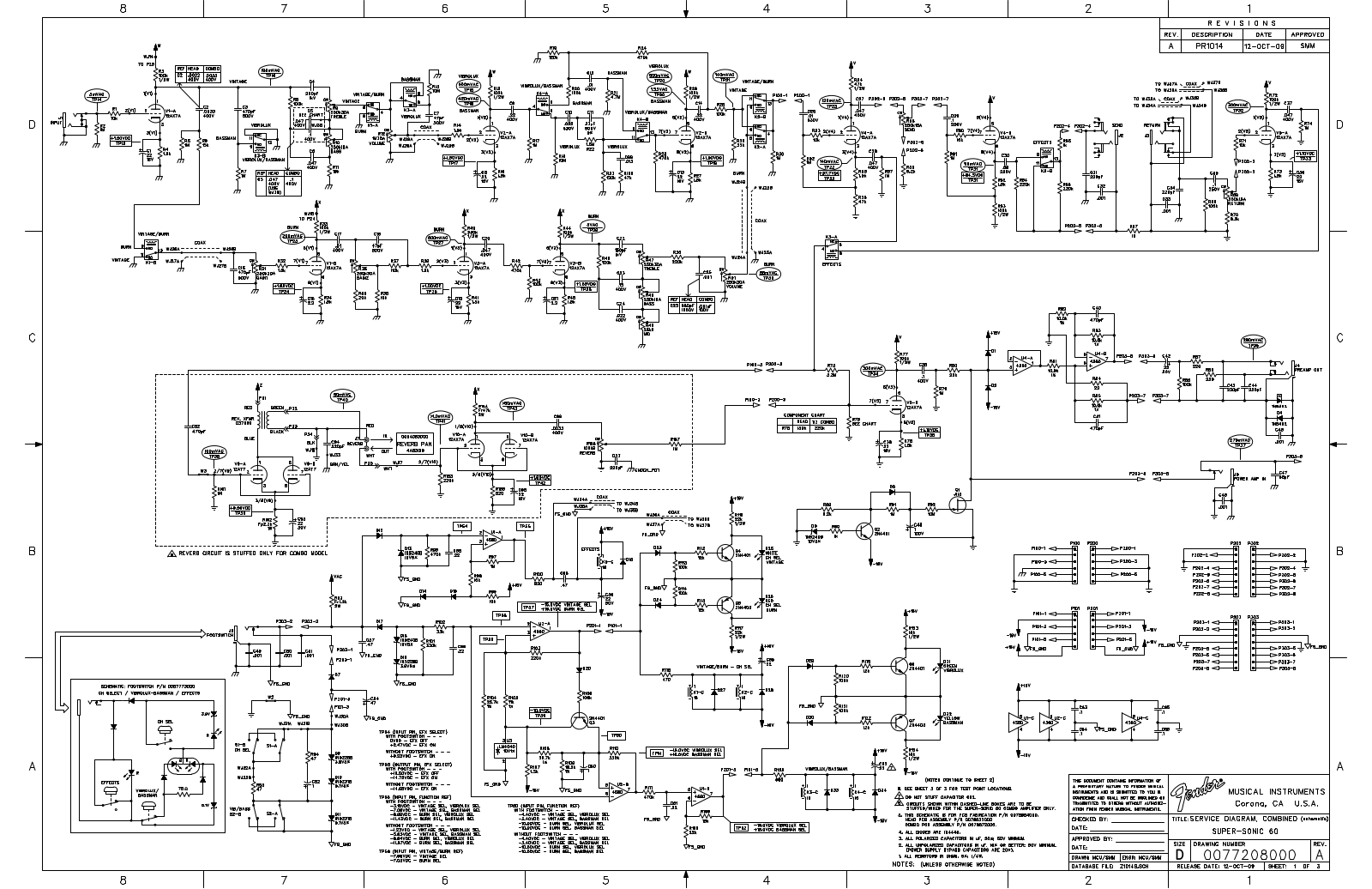 Fender Super-Sonic-60-Combo Schematic