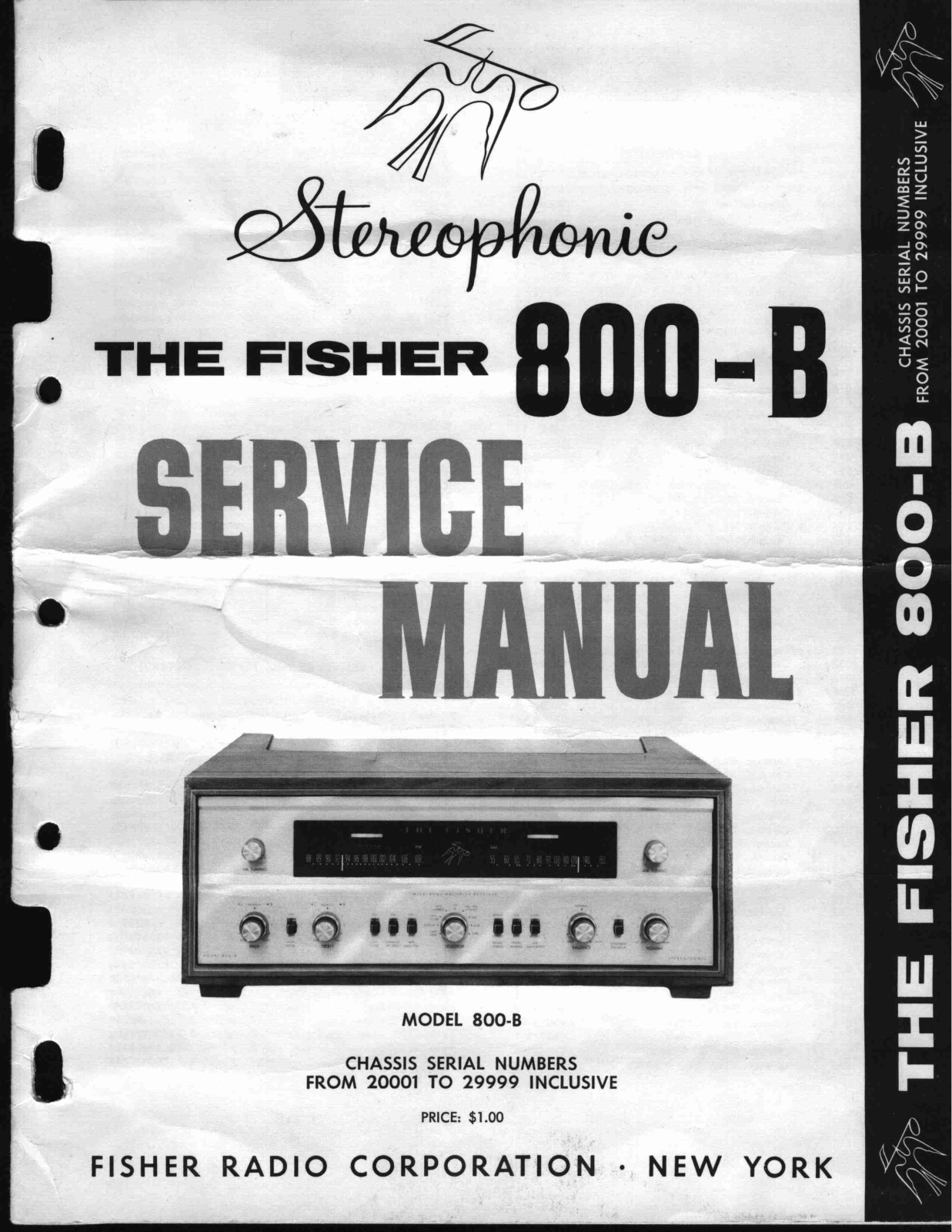 Fisher 800-B Service manual