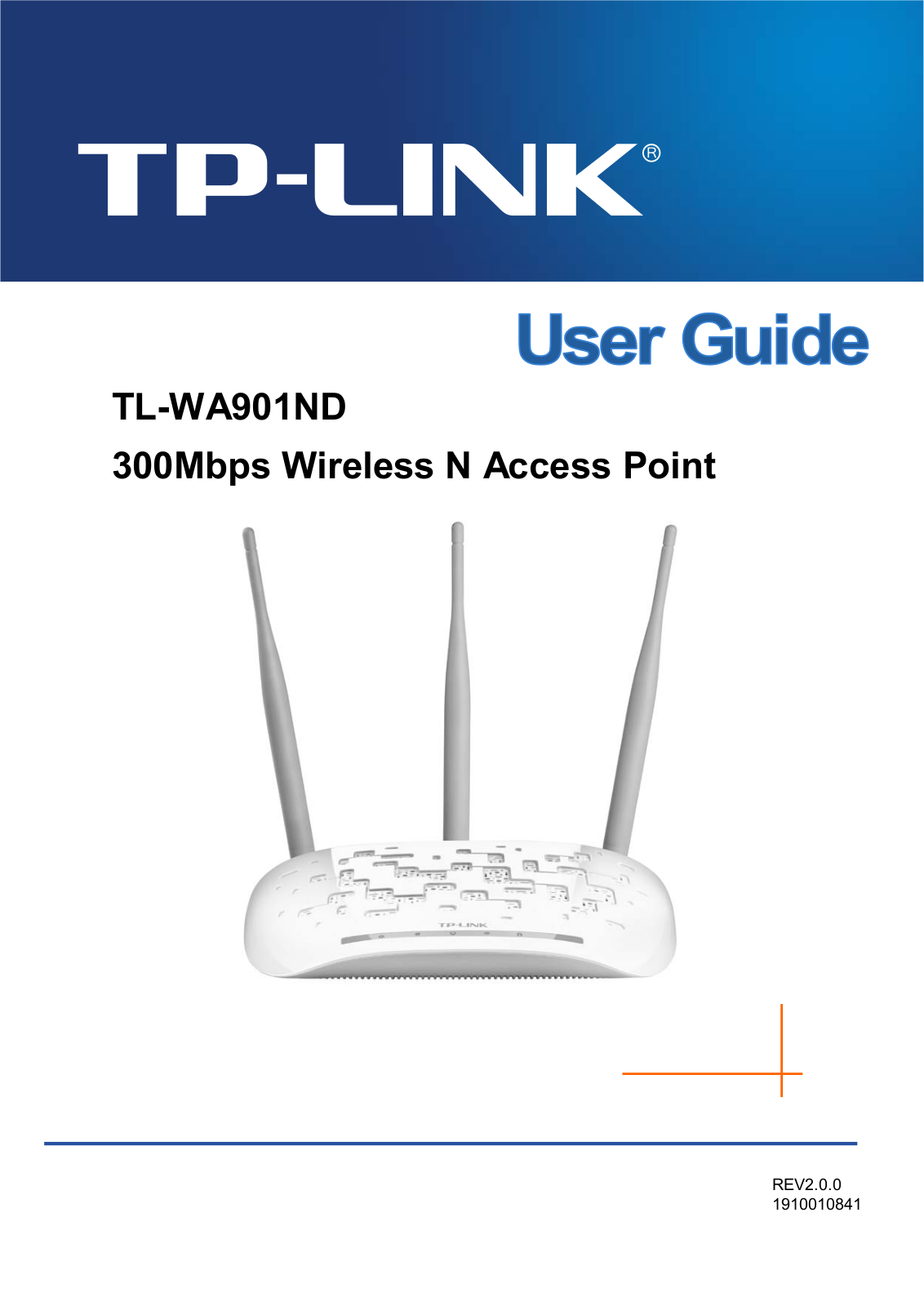 TP-Link TL-WA901ND User Manual