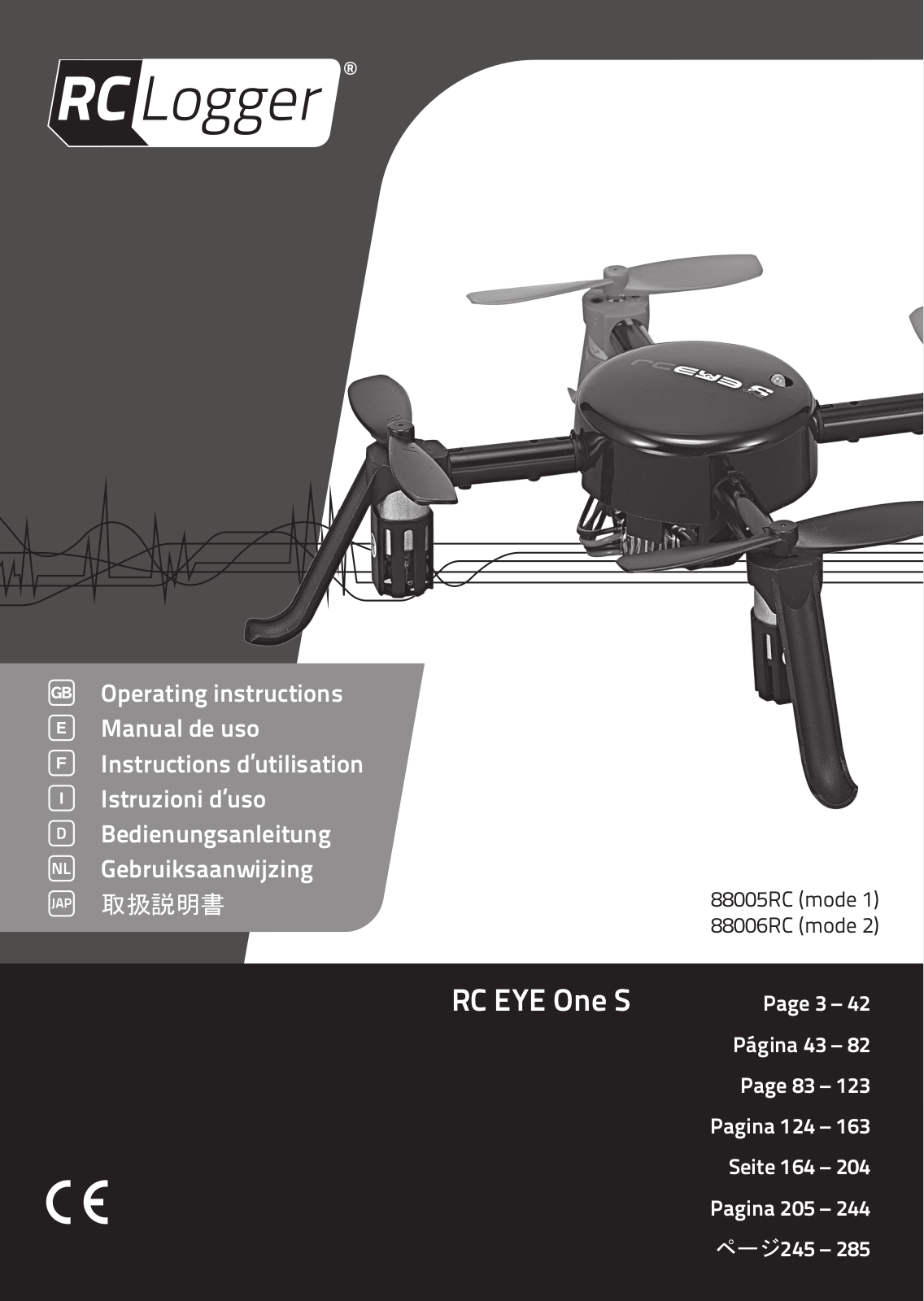 RC Logger 88005RC Operating instructions