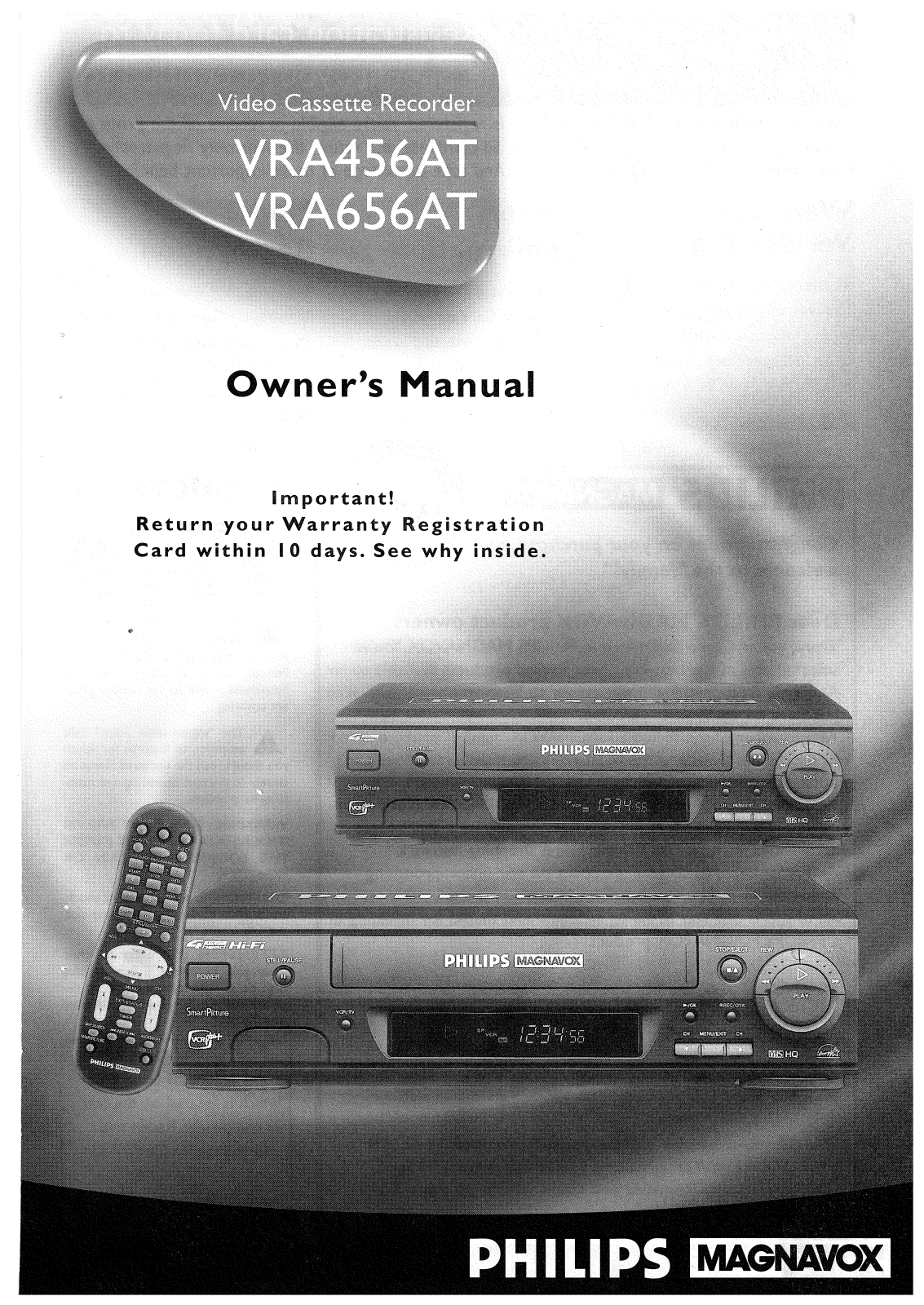 Philips VRA656AT99 User Manual