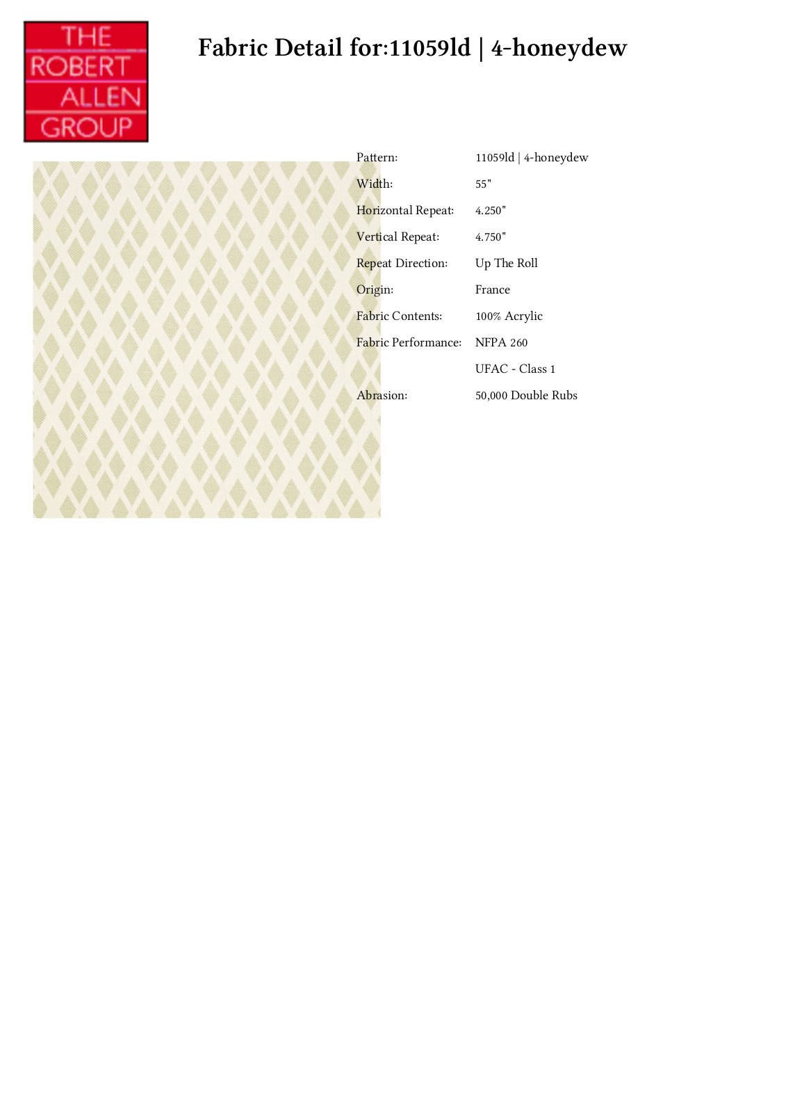 Duralee CRAL6773 Specifications - ManualMachine.com