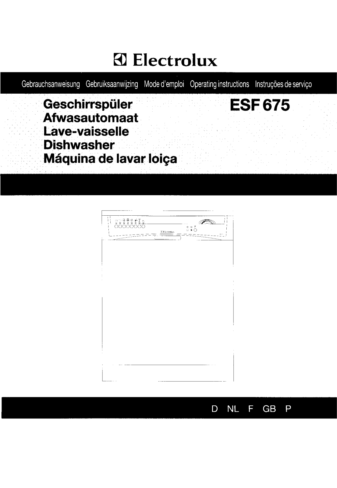 AEG-Electrolux ESF 675 User Manual