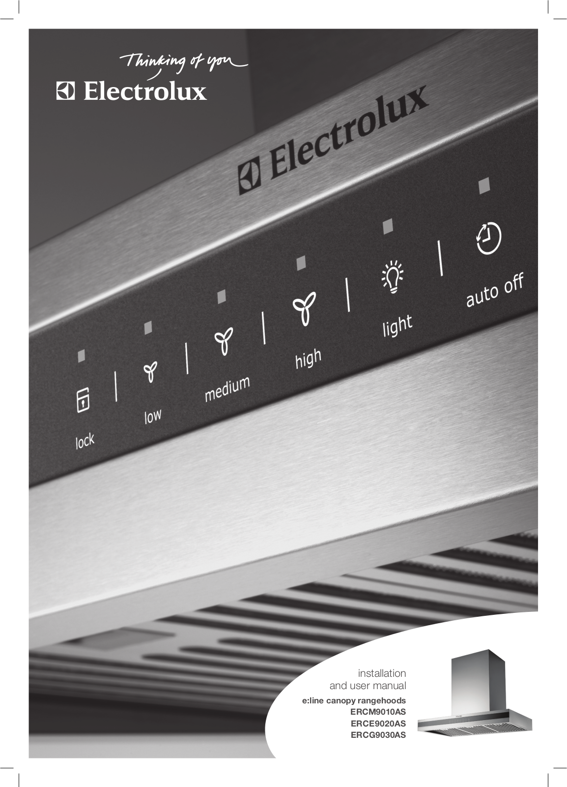 AEG ERCM9010AS, ERCG9030AS User Manual