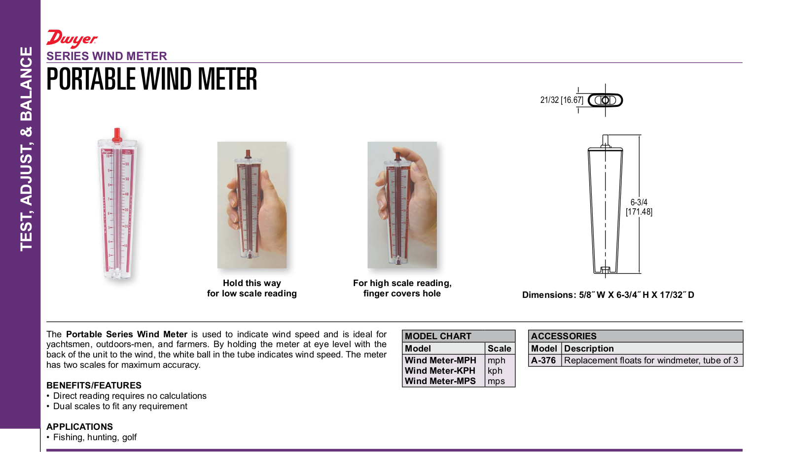 Omega Wind Meter User guide - ManualMachine.com