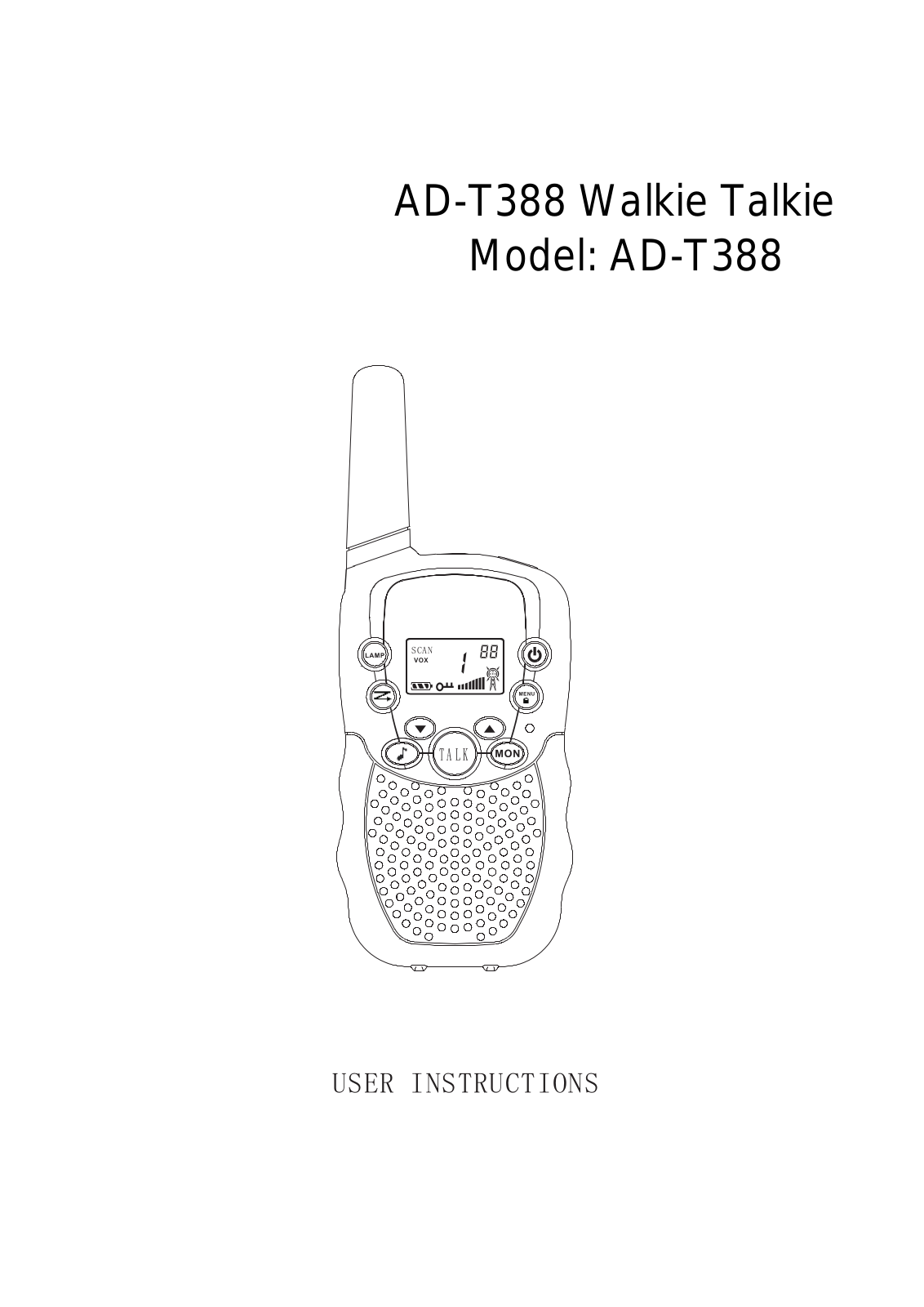 AdVantage ADT388 User Manual