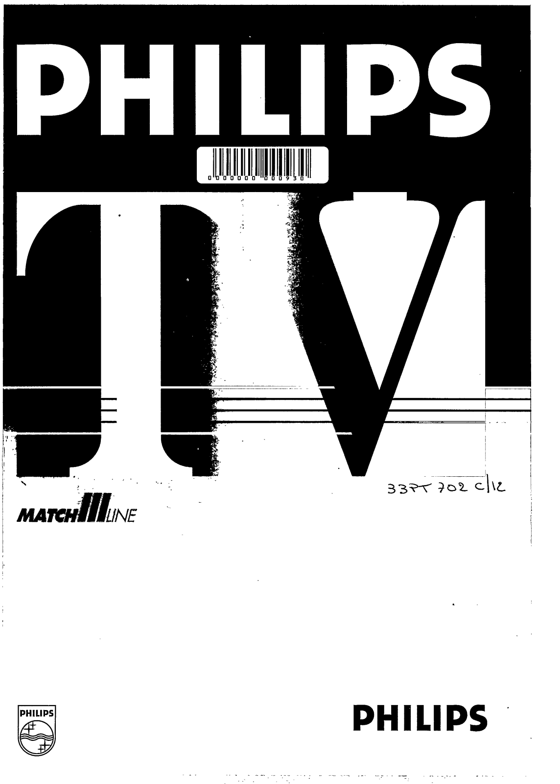 PHILIPS 33PT702C User Manual