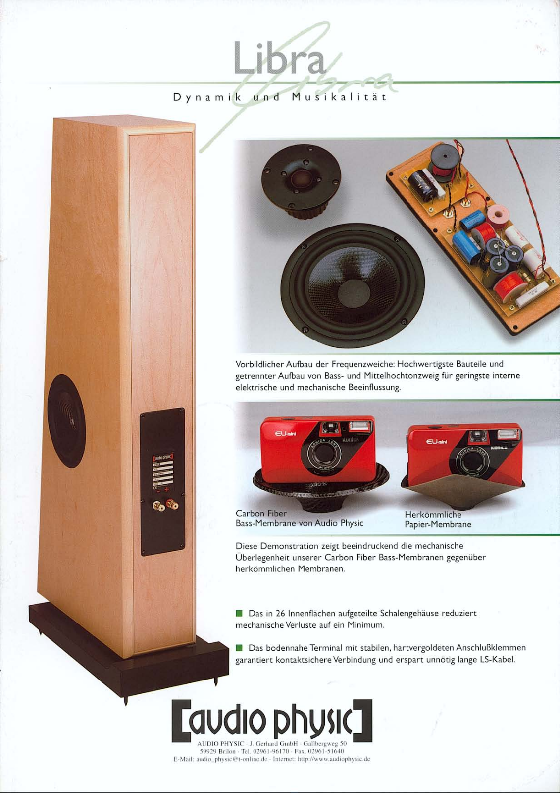 Audio Physic Libra Brochure