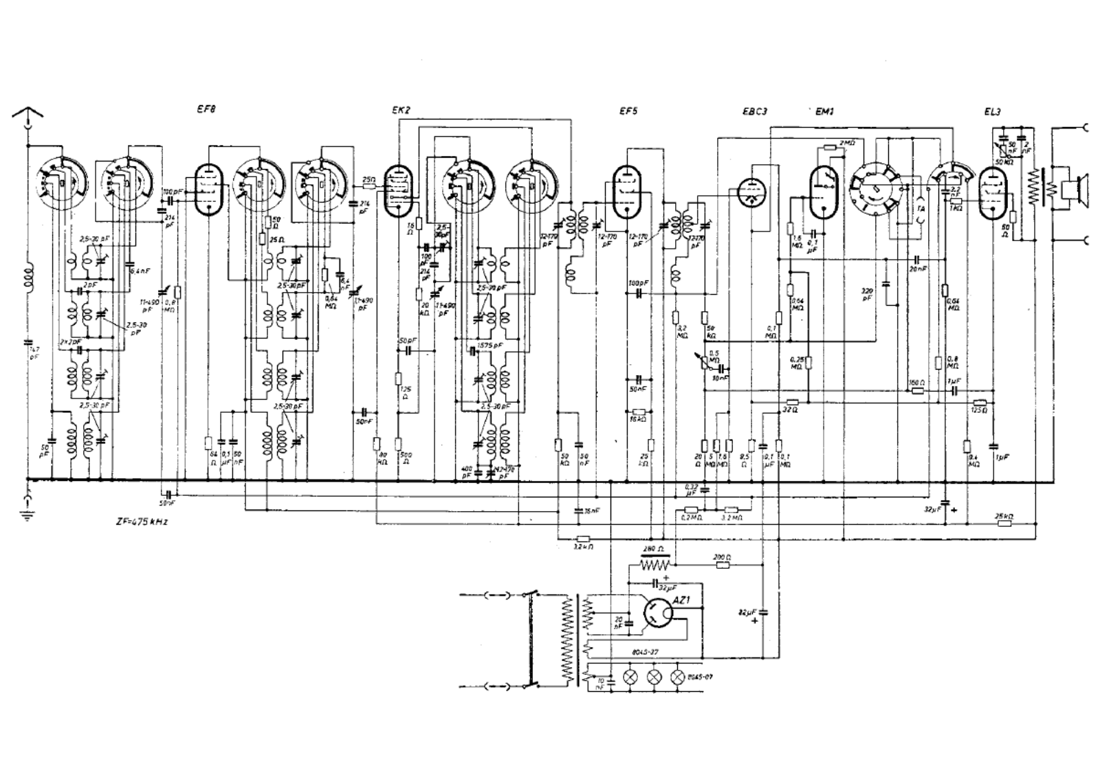 Philips 361a schematic