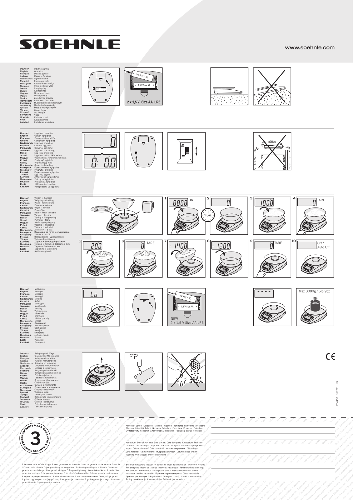 Soehnle 65840 User Manual