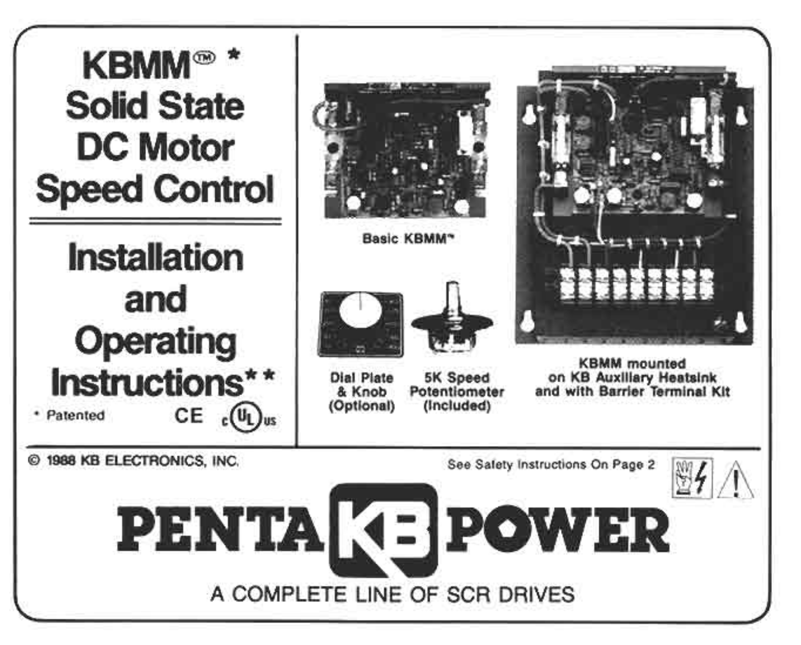 Kb Electronics KBMM User Manual