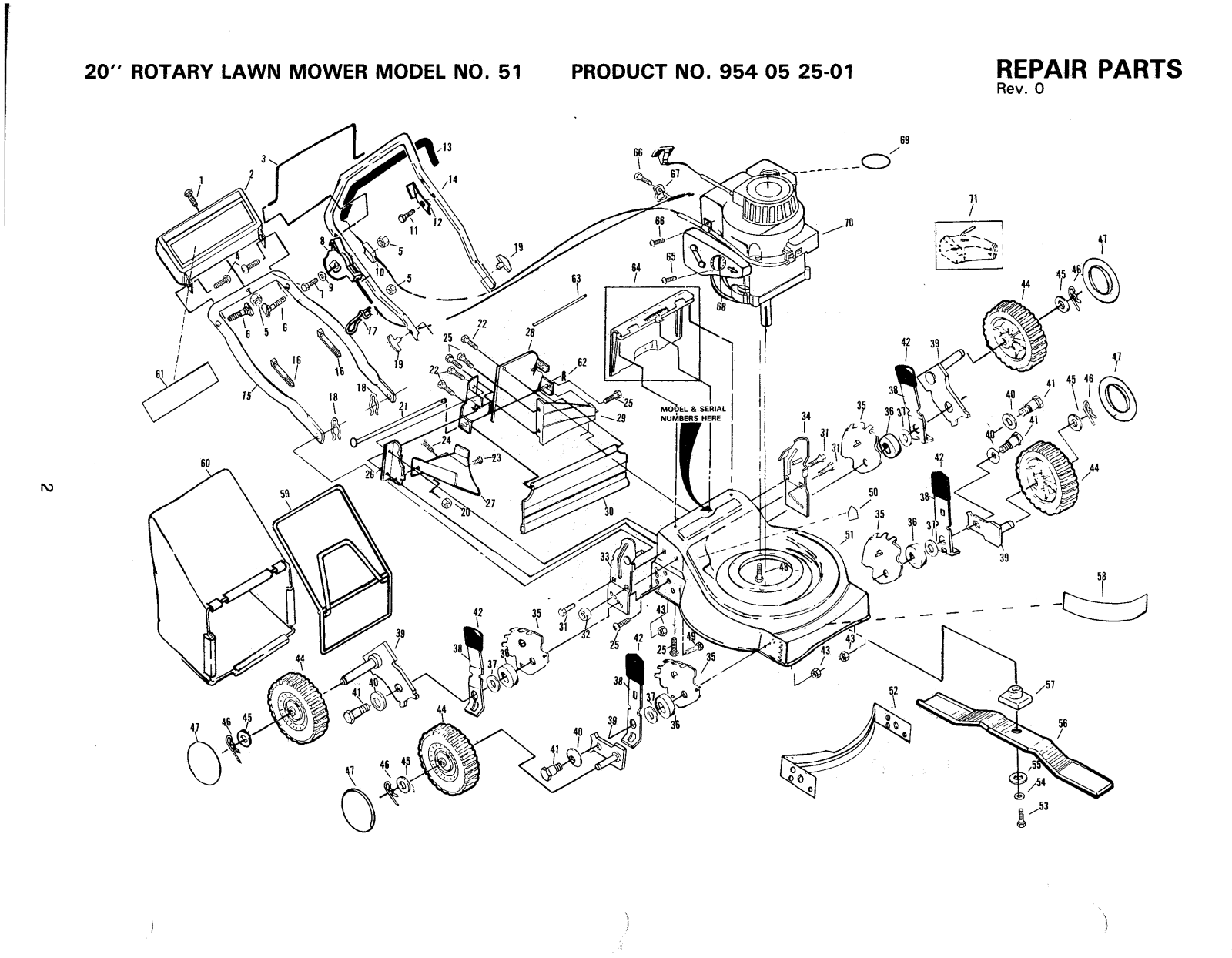 Ayp 51 PARTS LIST