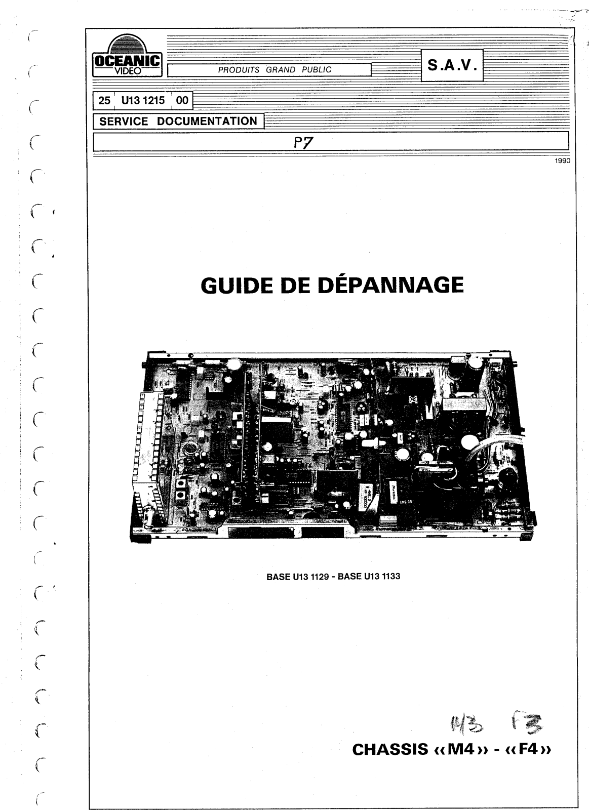 Oceanic M4 - F4 Schematic