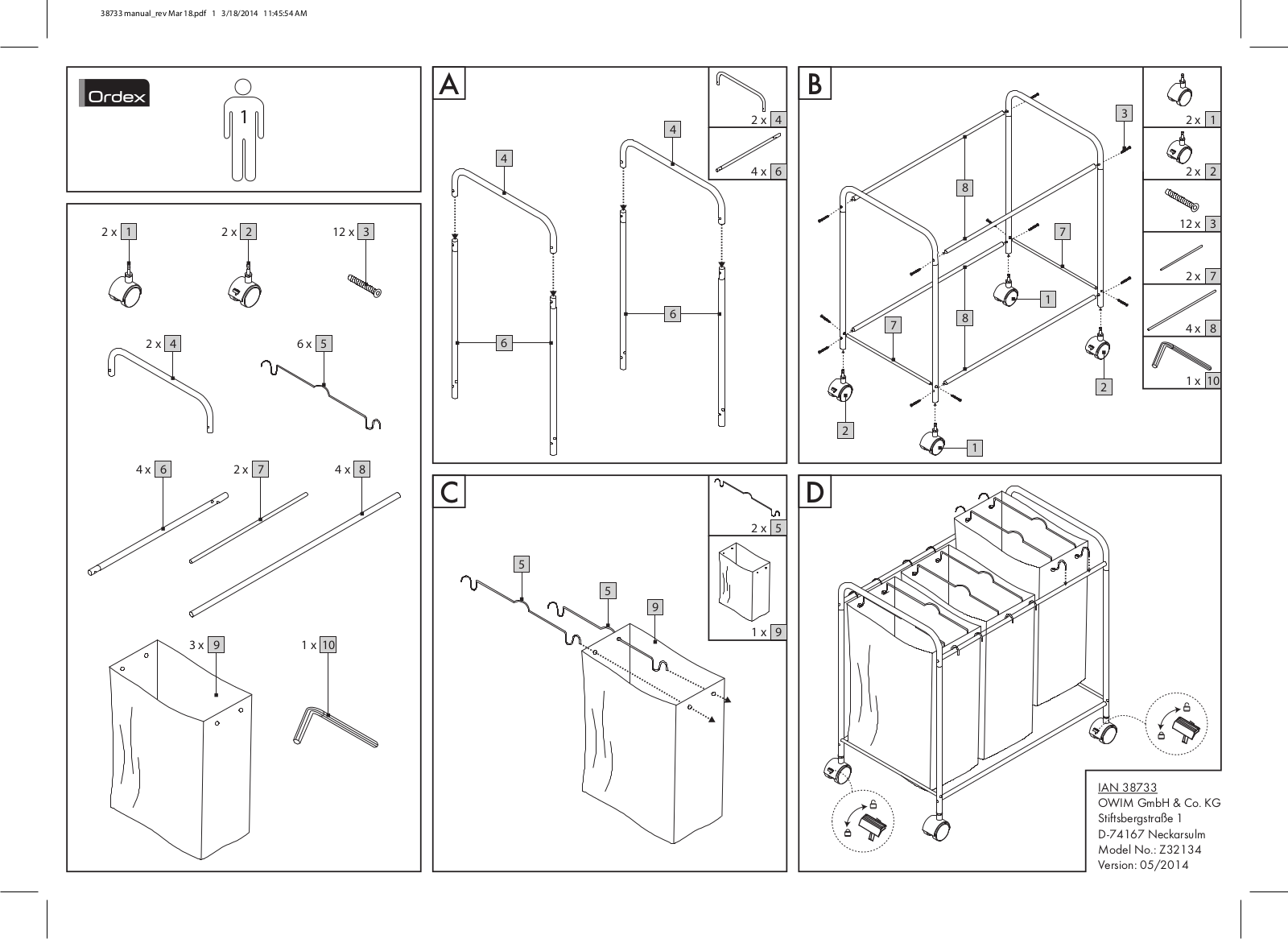 Ordex Z32134 User Manual