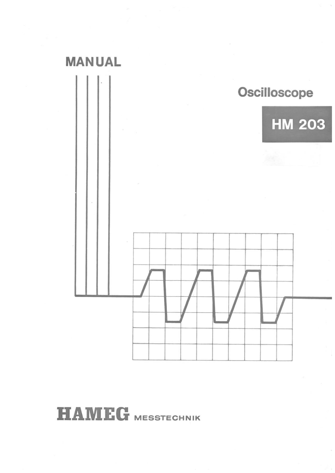 HAMEG HM203-4 User Guide