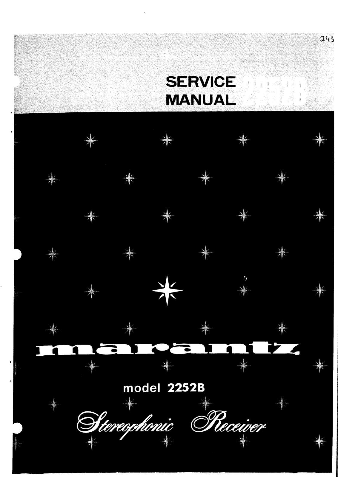 Marantz 2252-B Service Manual