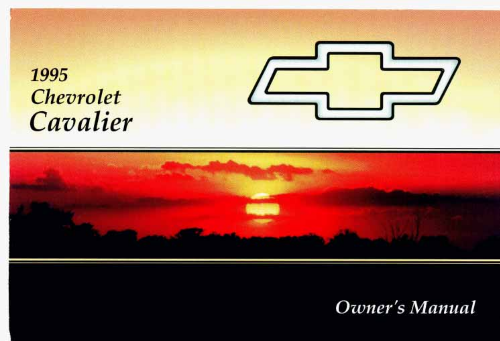 Chevrolet Cavalier 1995 Owner's Manual