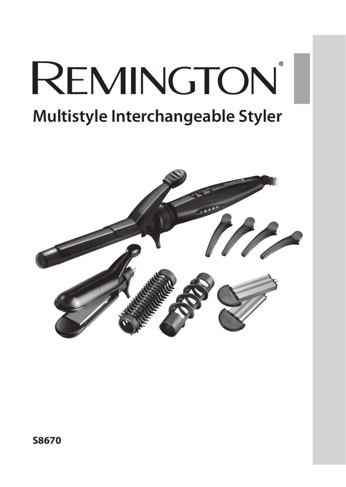 Remington S8670 User Manual