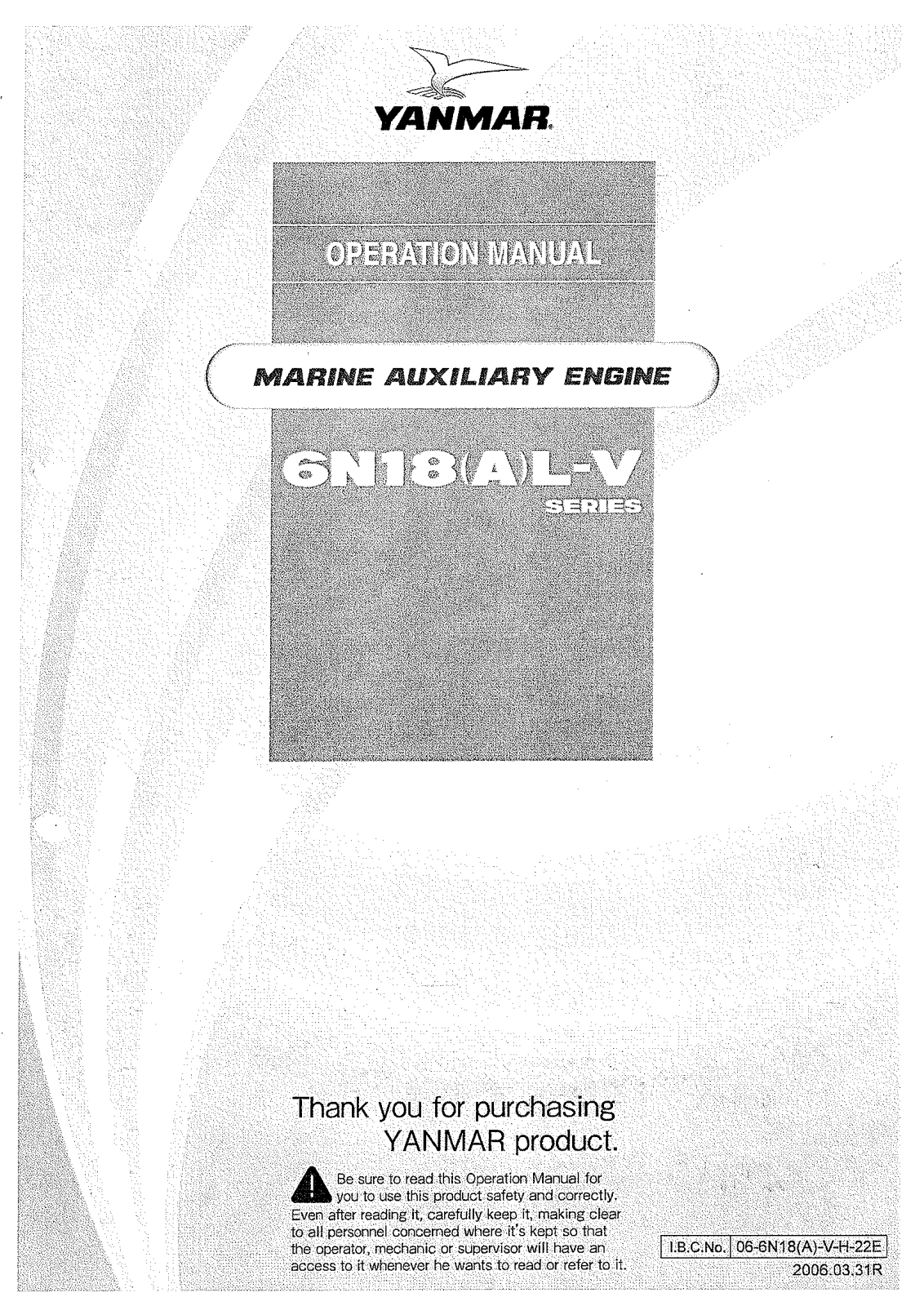 Yanmar 6n18al-Uv Service Manual