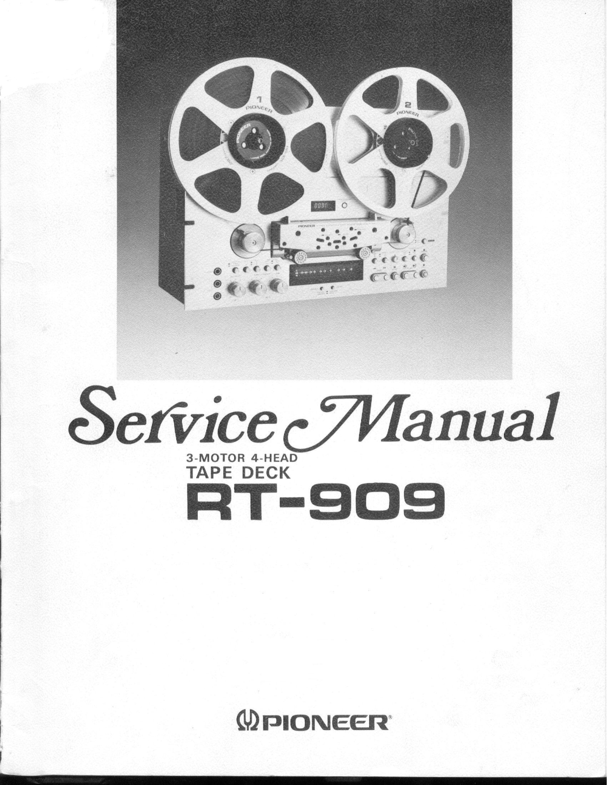 Pioneer RT-909 User Manual