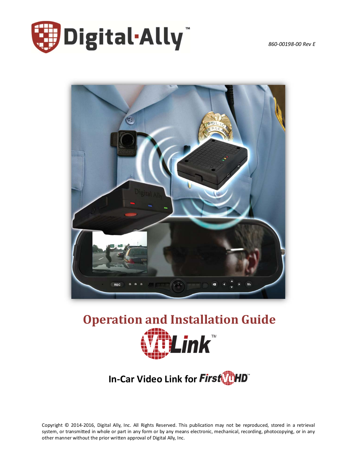 Digital Ally VULINK2 User Manual