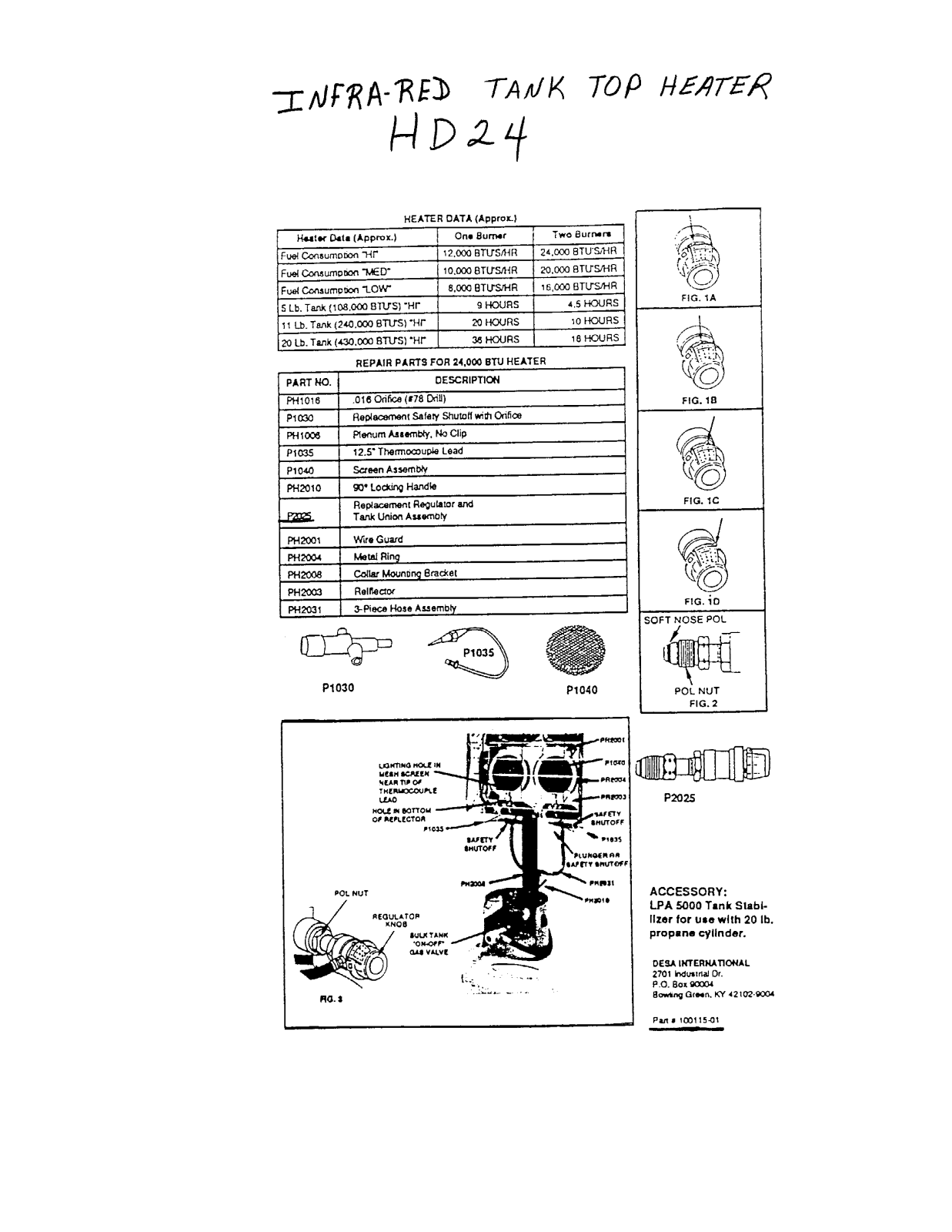 Desa Tech HD24 Owner's Manual