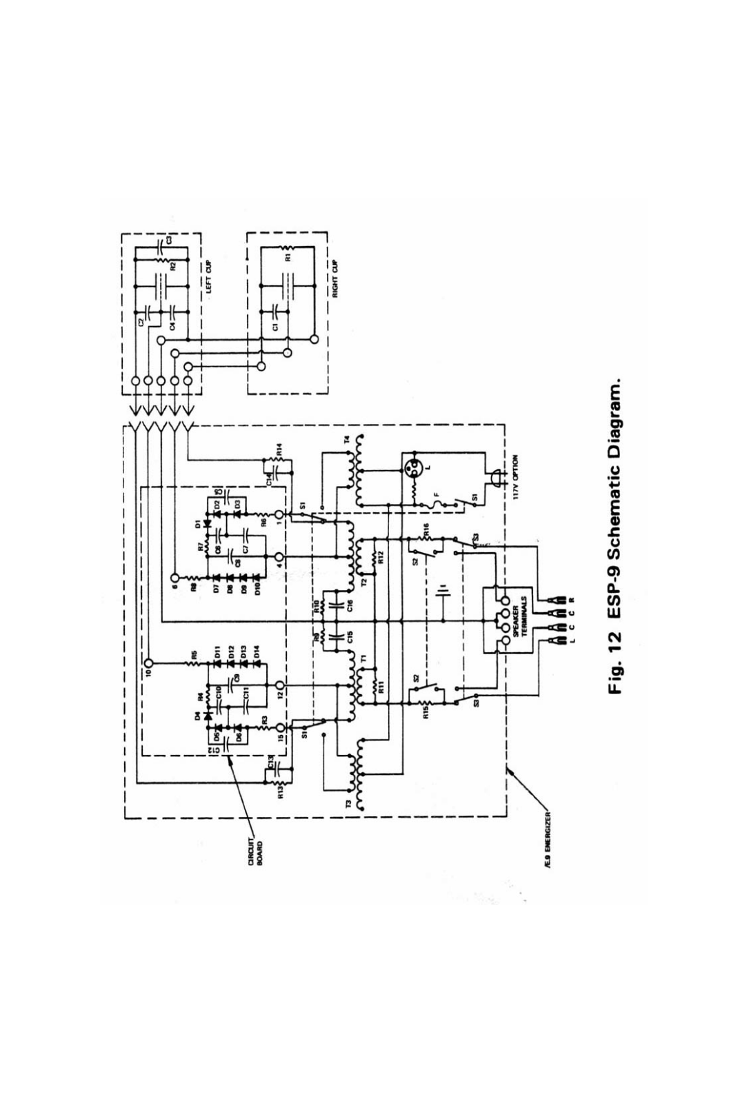 KOSS ESP-9 Schematic