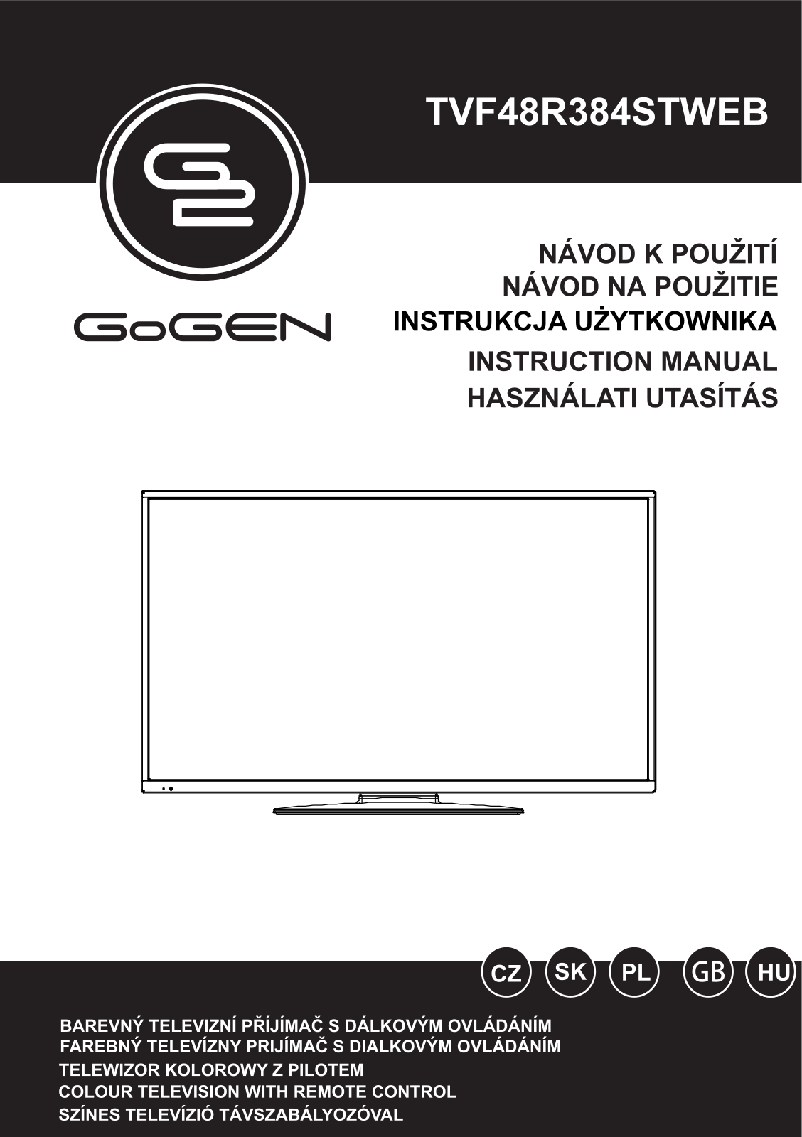 Gogen TVF 48R384 STWEB Operating Instructions