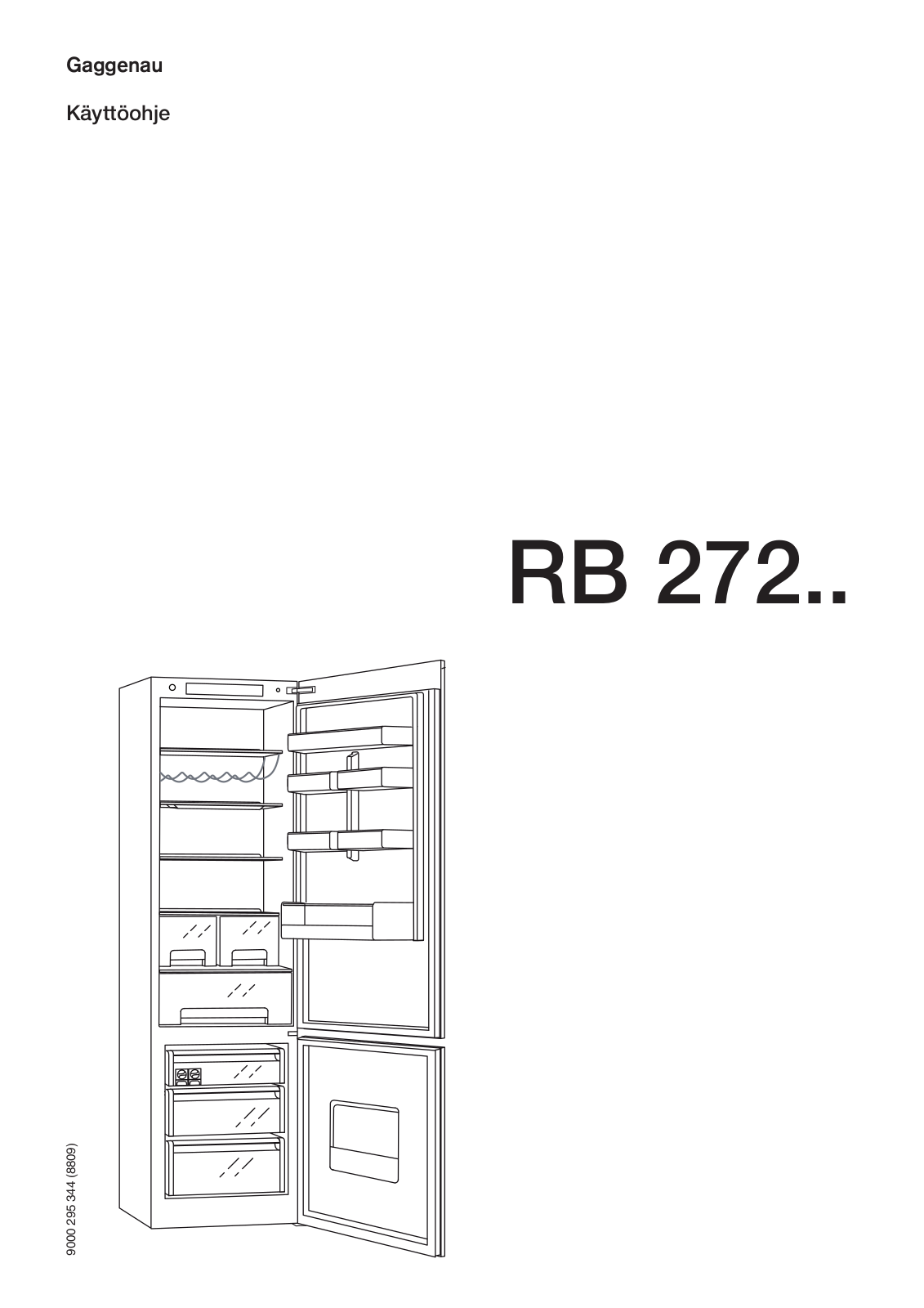 Gaggenau RB272370, RB272373, RB272372, RB272371, RB272353S User Manual