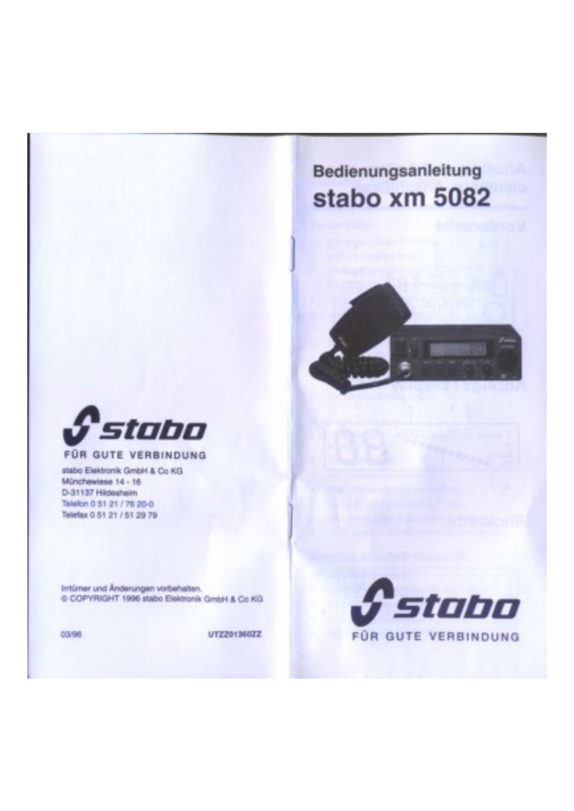 stabo xm 5082 User Manual