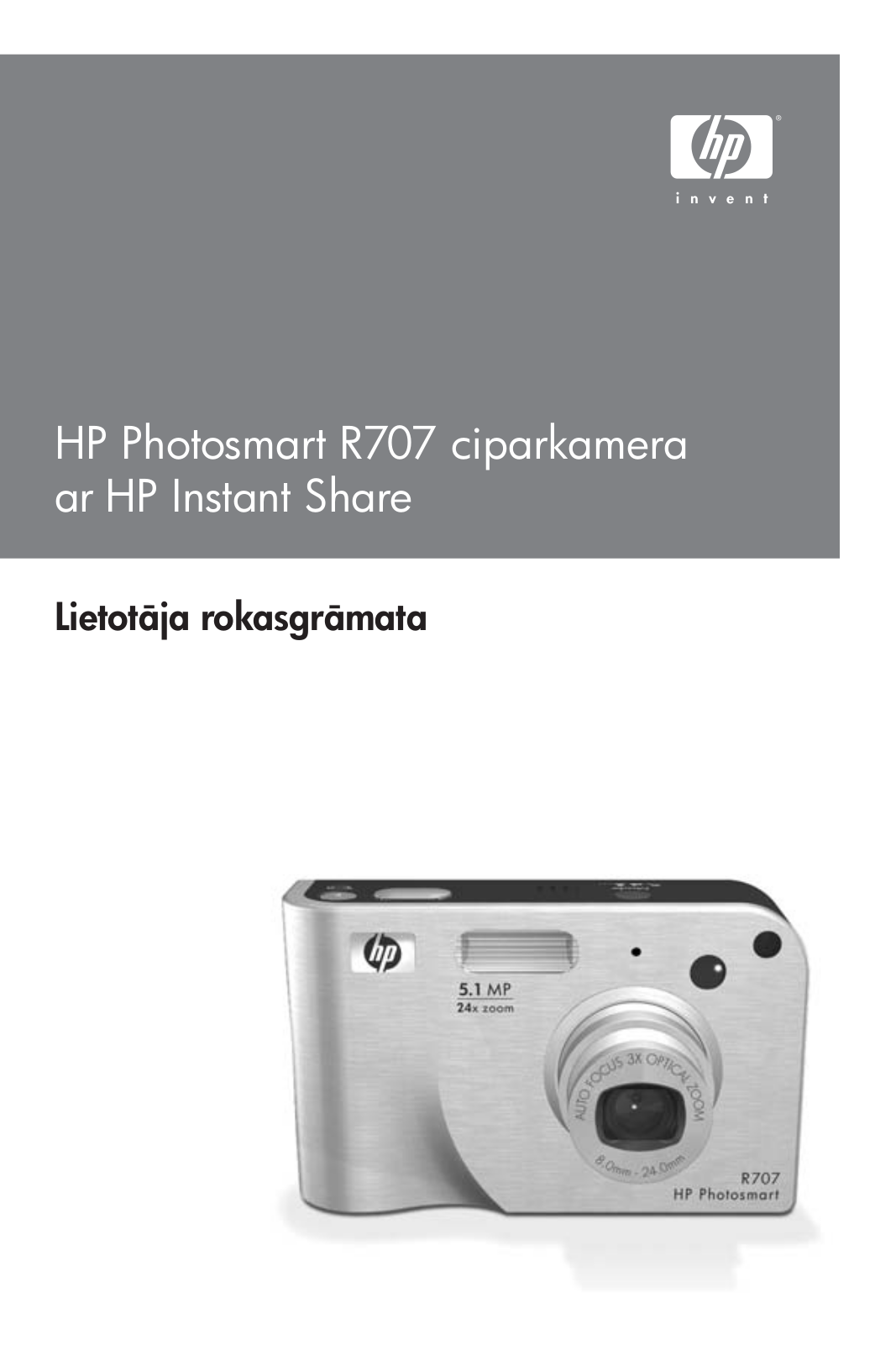 HP Photosmart R707 User guide