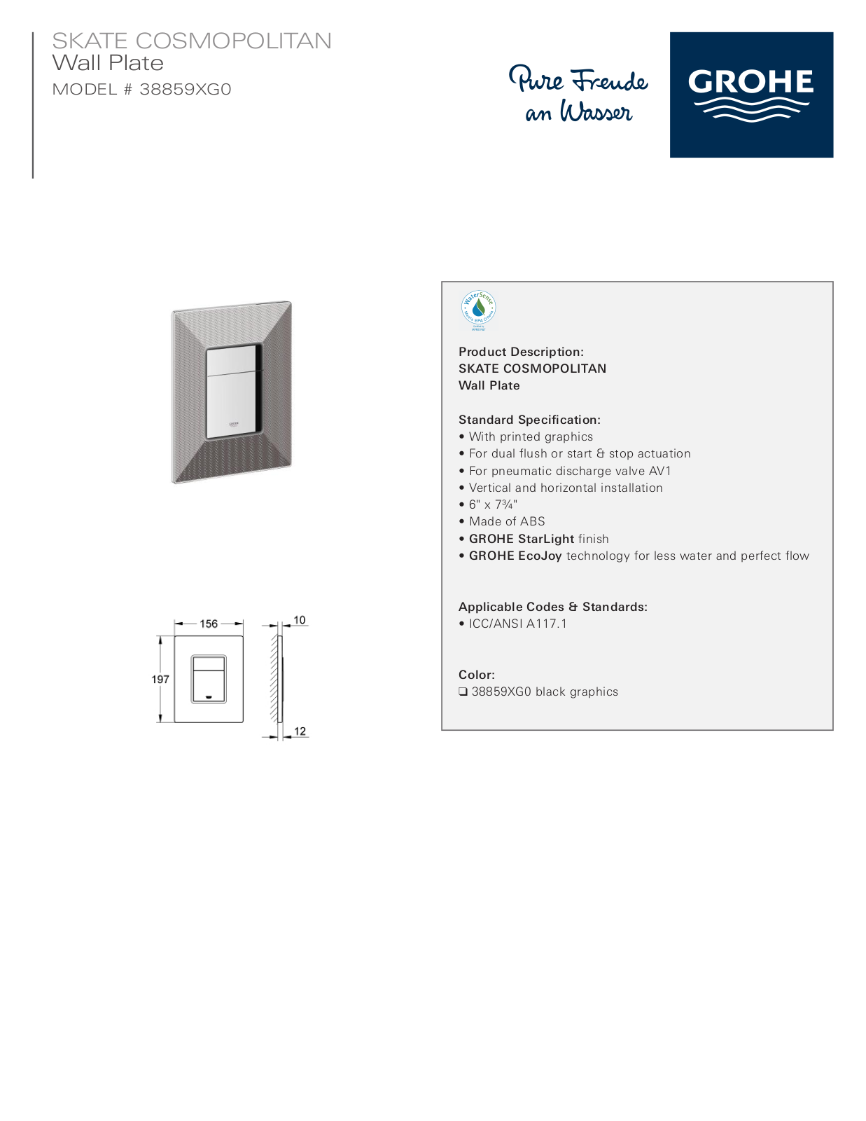 GROHE GRH4894 Specifications - ManualMachine.com