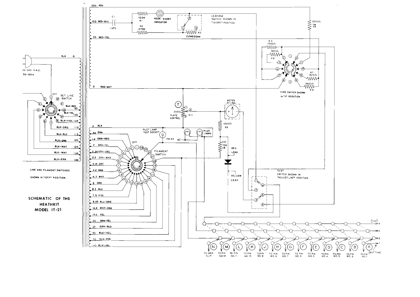 Heathkit it 21 schematic