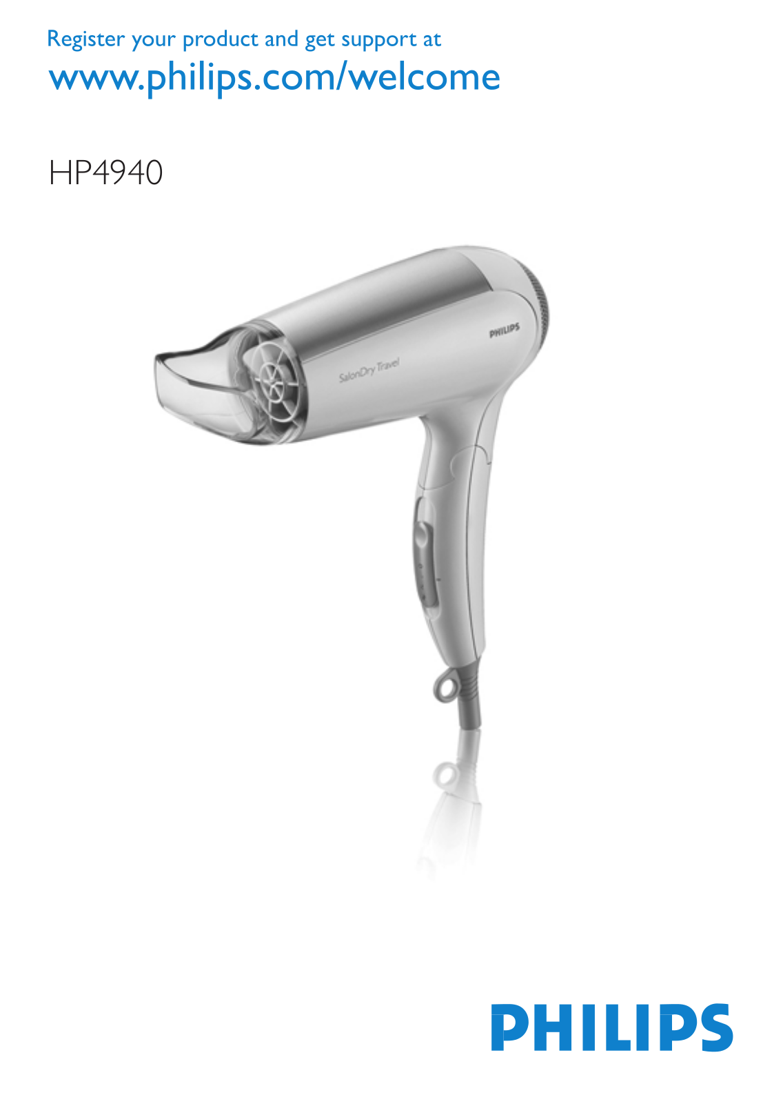 Philips SalonDry Haartrockner User Manual