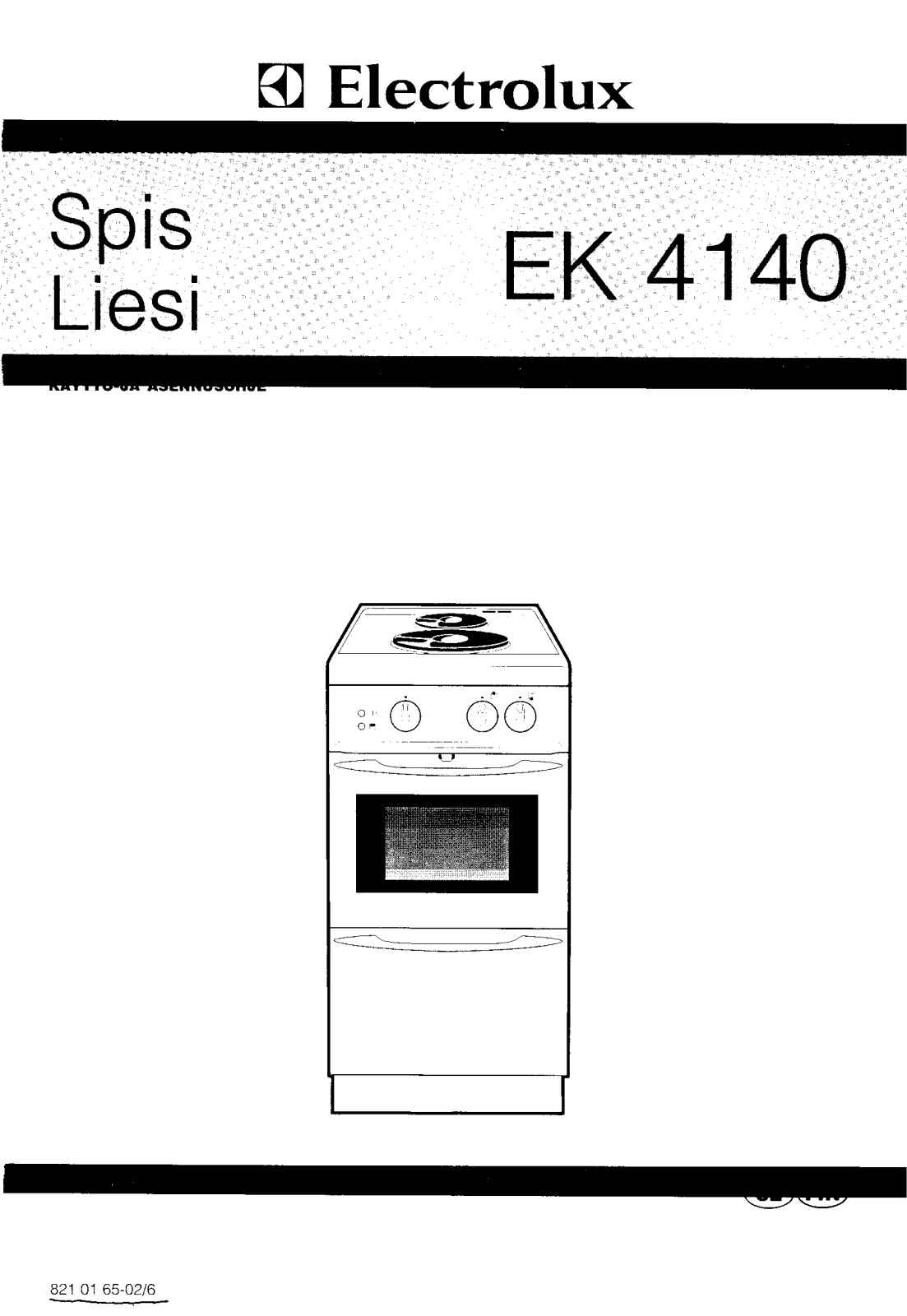 Electrolux EK4140 User Manual