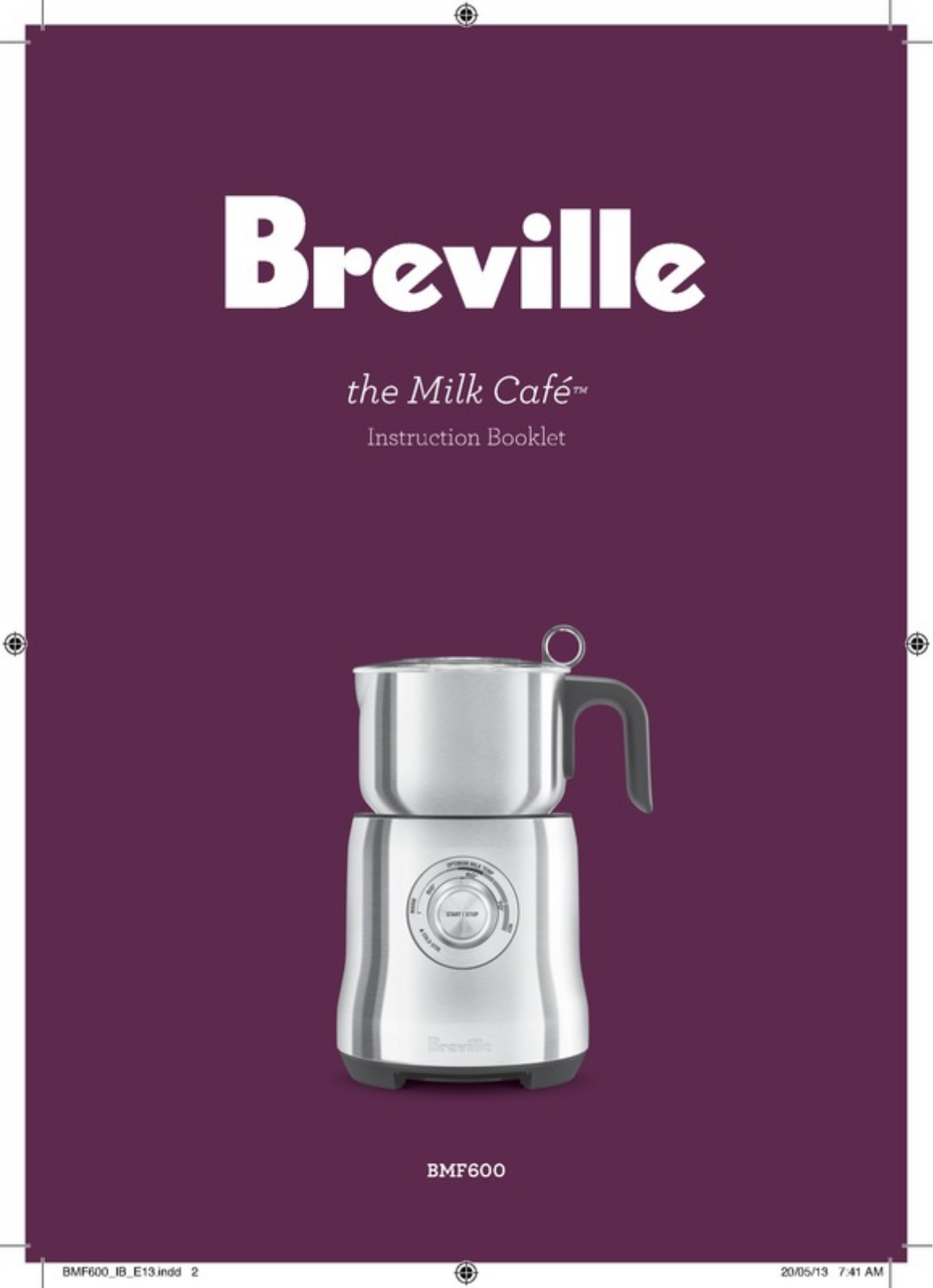 Breville BMF600BSS User Manual