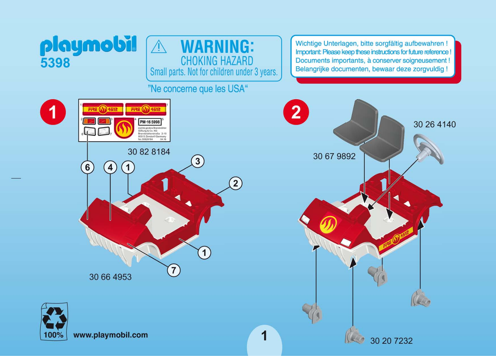 Playmobil 5398 Instructions