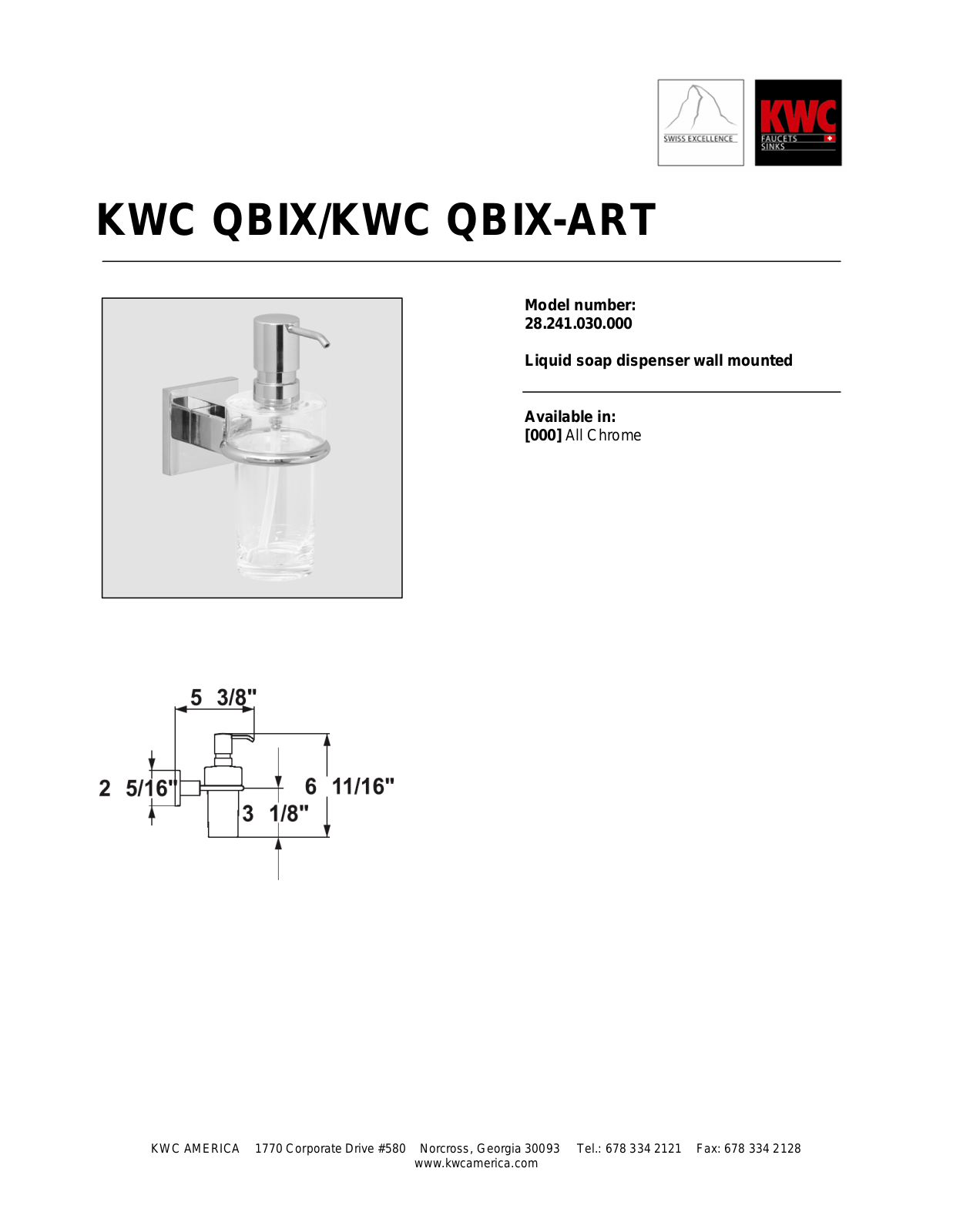 KWC 28.241.030.000 User Manual